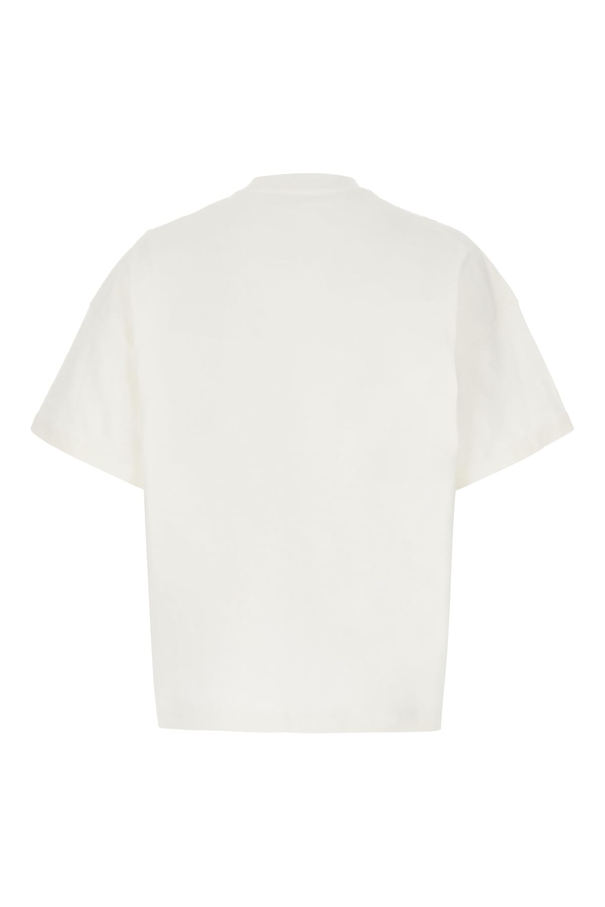 Shop Jil Sander Ivory Cotton Oversize T-shirt In 102