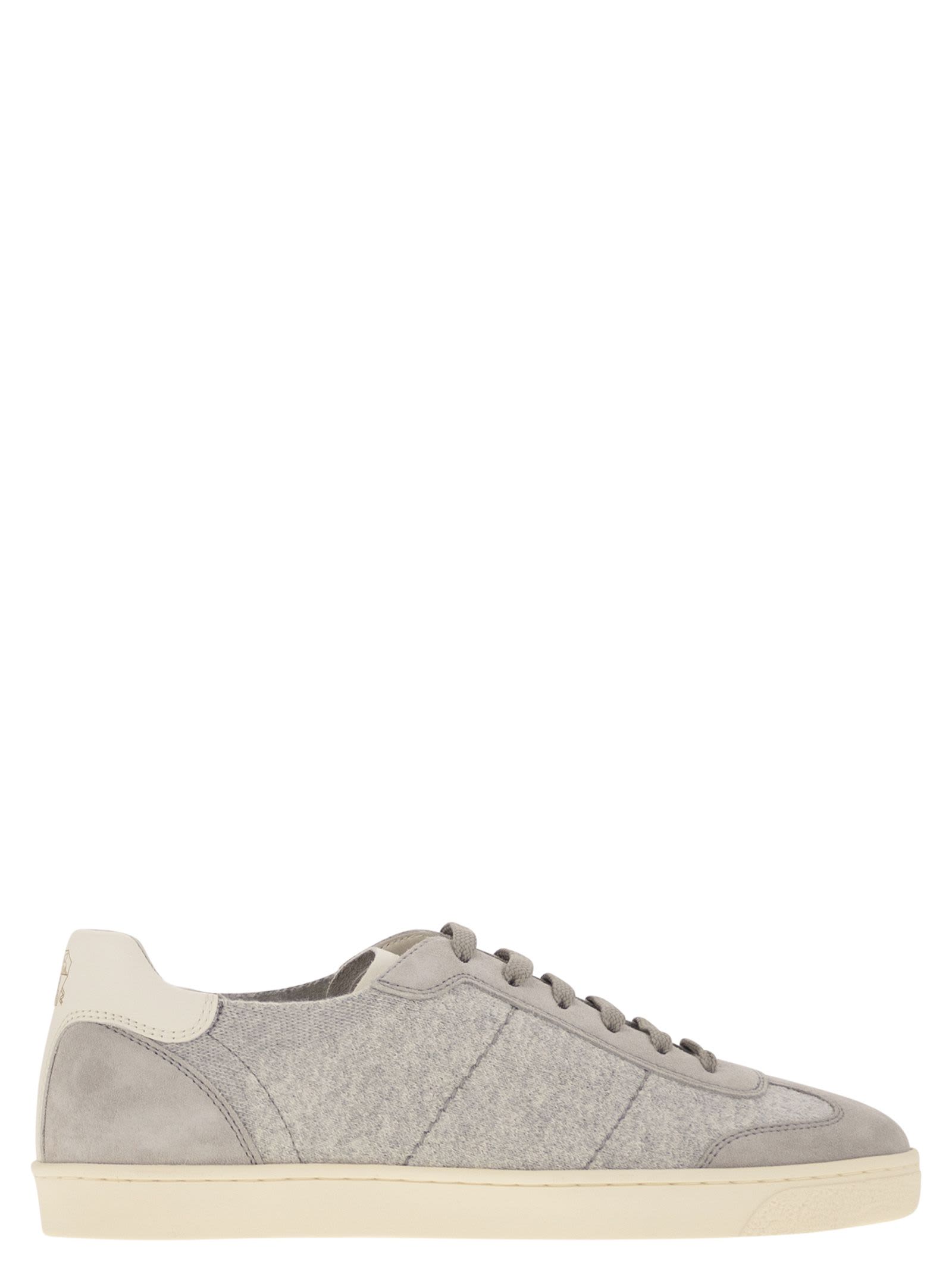 Brunello Cucinelli Knitted Low-top Sneakers In Cfk54