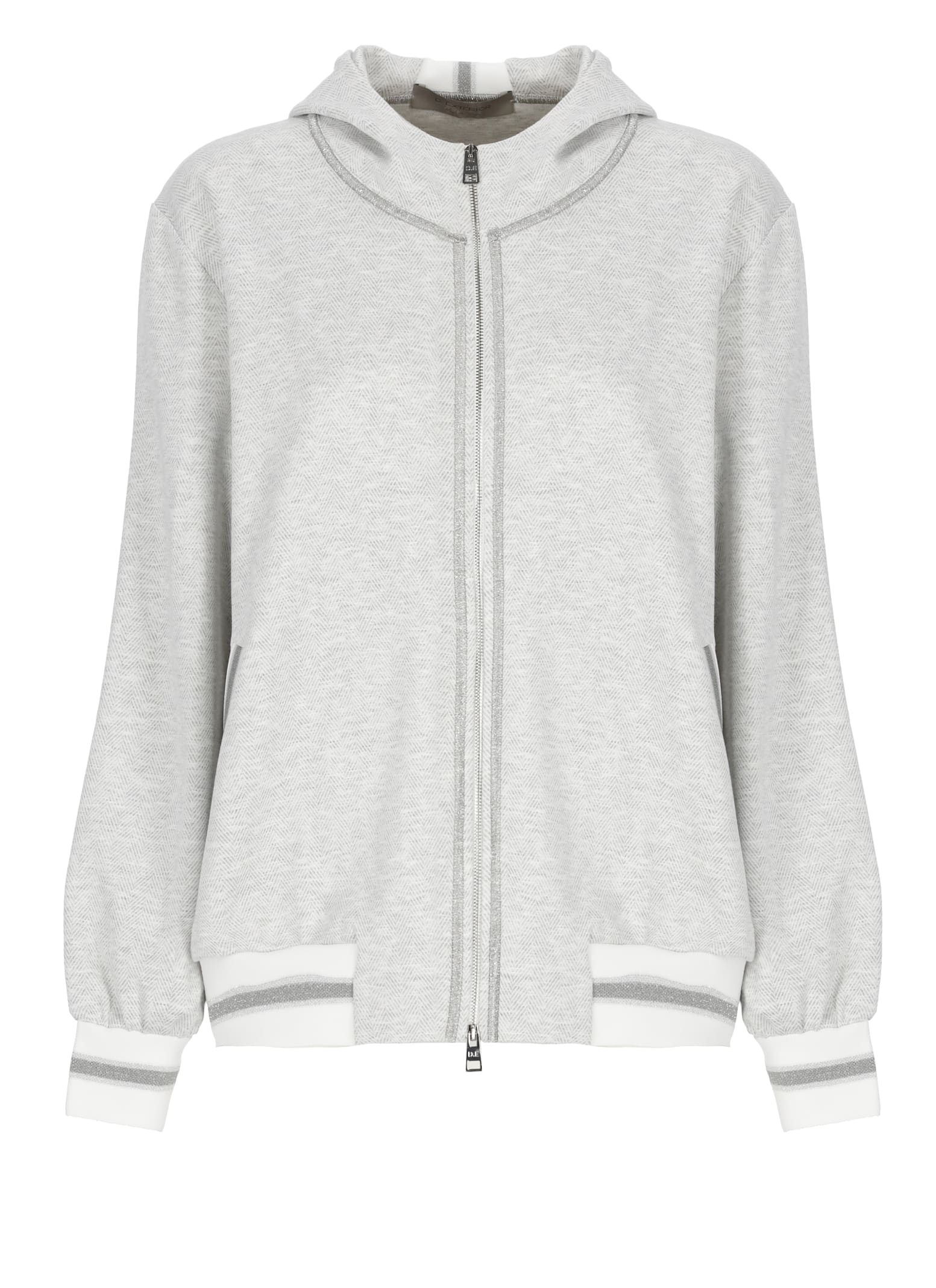 D. Exterior Sweatshirt With Lurex Details