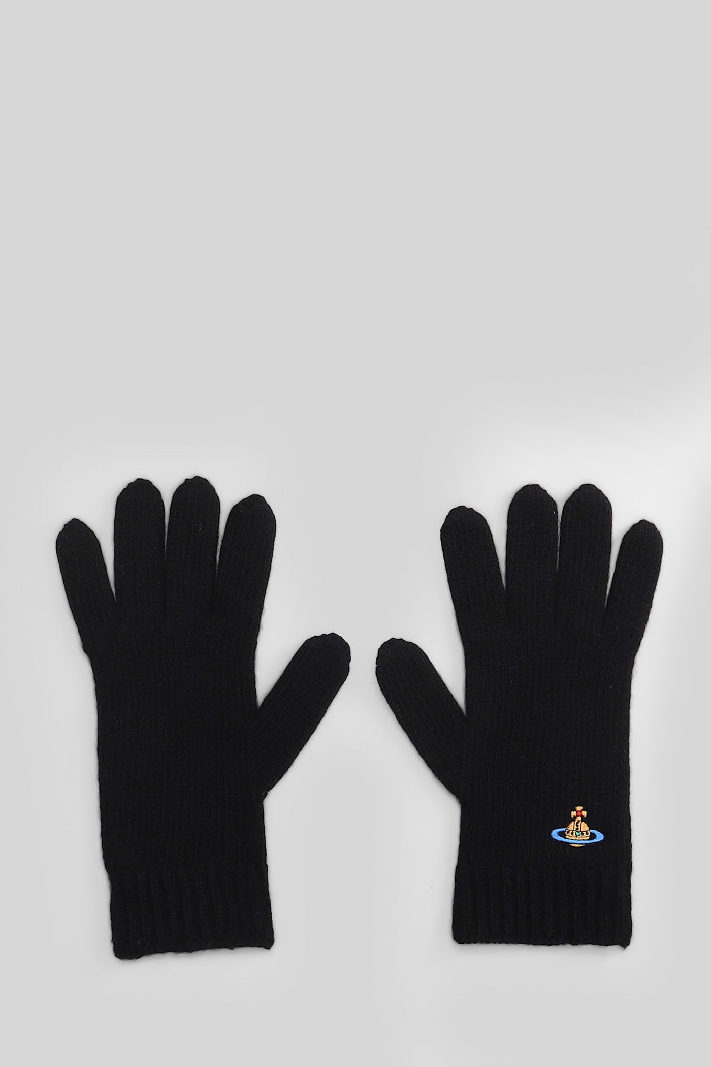 Vivienne Westwood Cashmere Gloves In Black