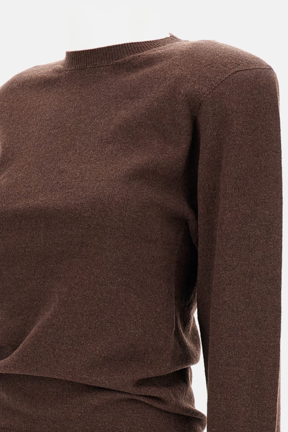 Stella Mccartney Cashmere And Wool Jumper In Brown