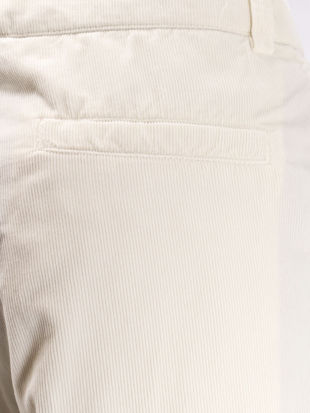 Brunello Cucinelli Straight-leg Corduroy Pants In White