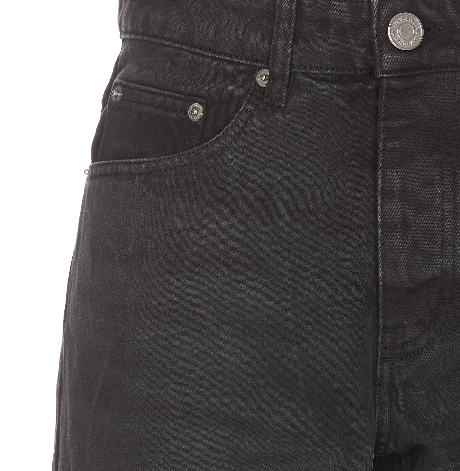 Shop Ami Alexandre Mattiussi Classic Fit Jeans In Black