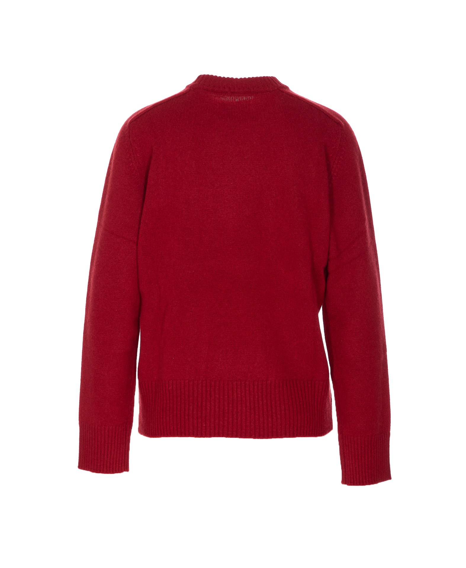 Loulou Studio Ribbed Crewneck Knitwear Long Sleeves In Red