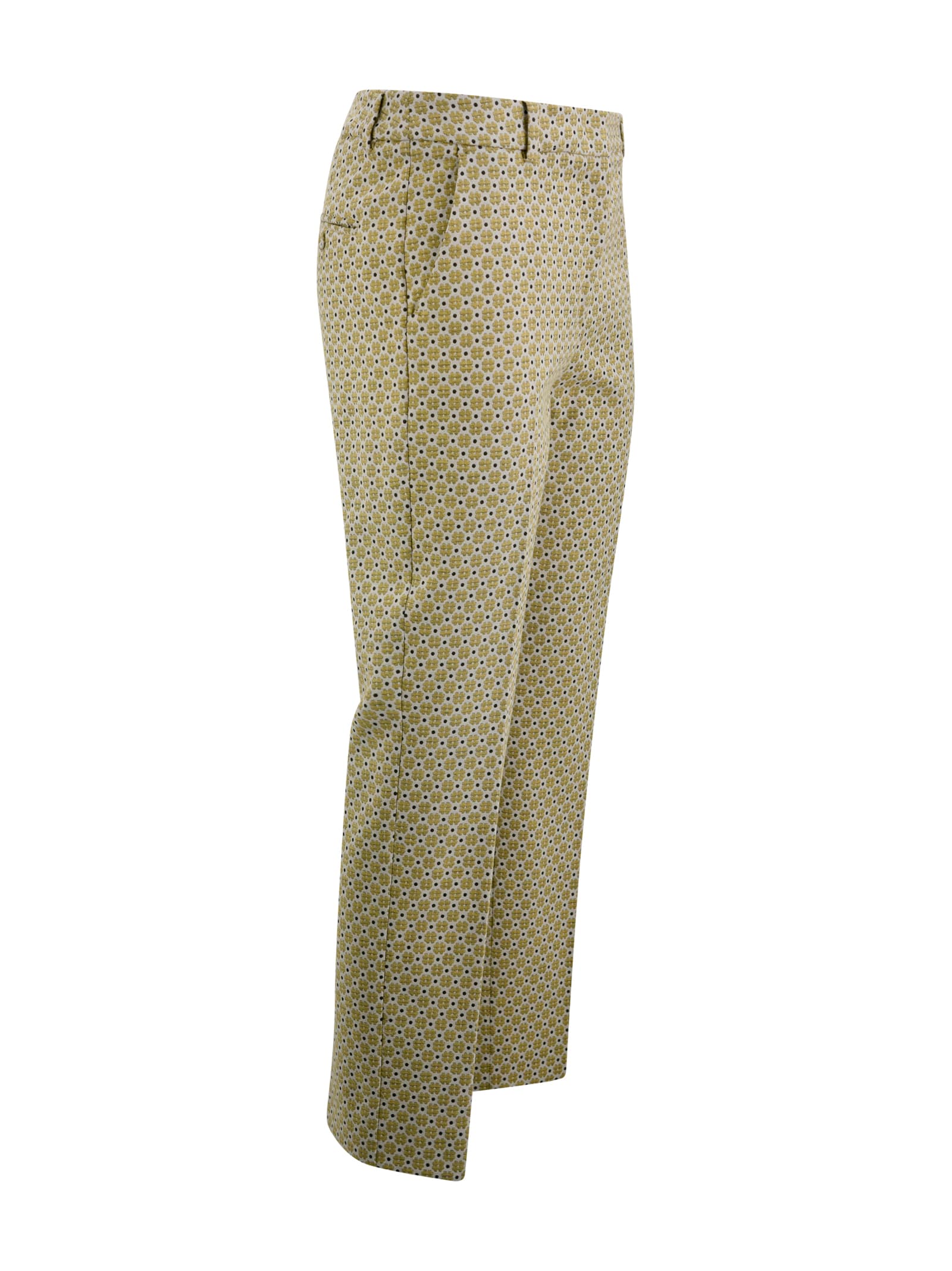 Shop Weekend Max Mara Odile Trousers In Yellow