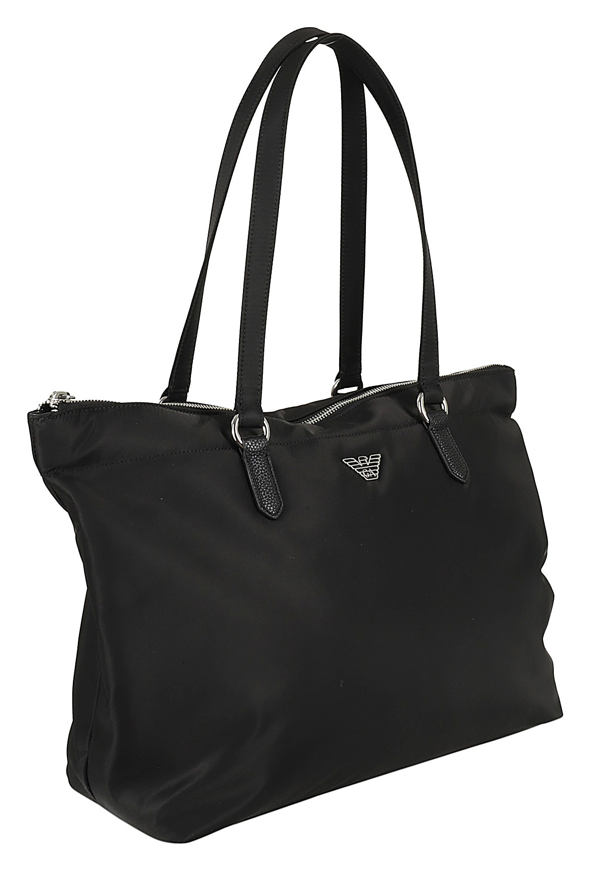 Shop Emporio Armani Shopping Bag In Nero