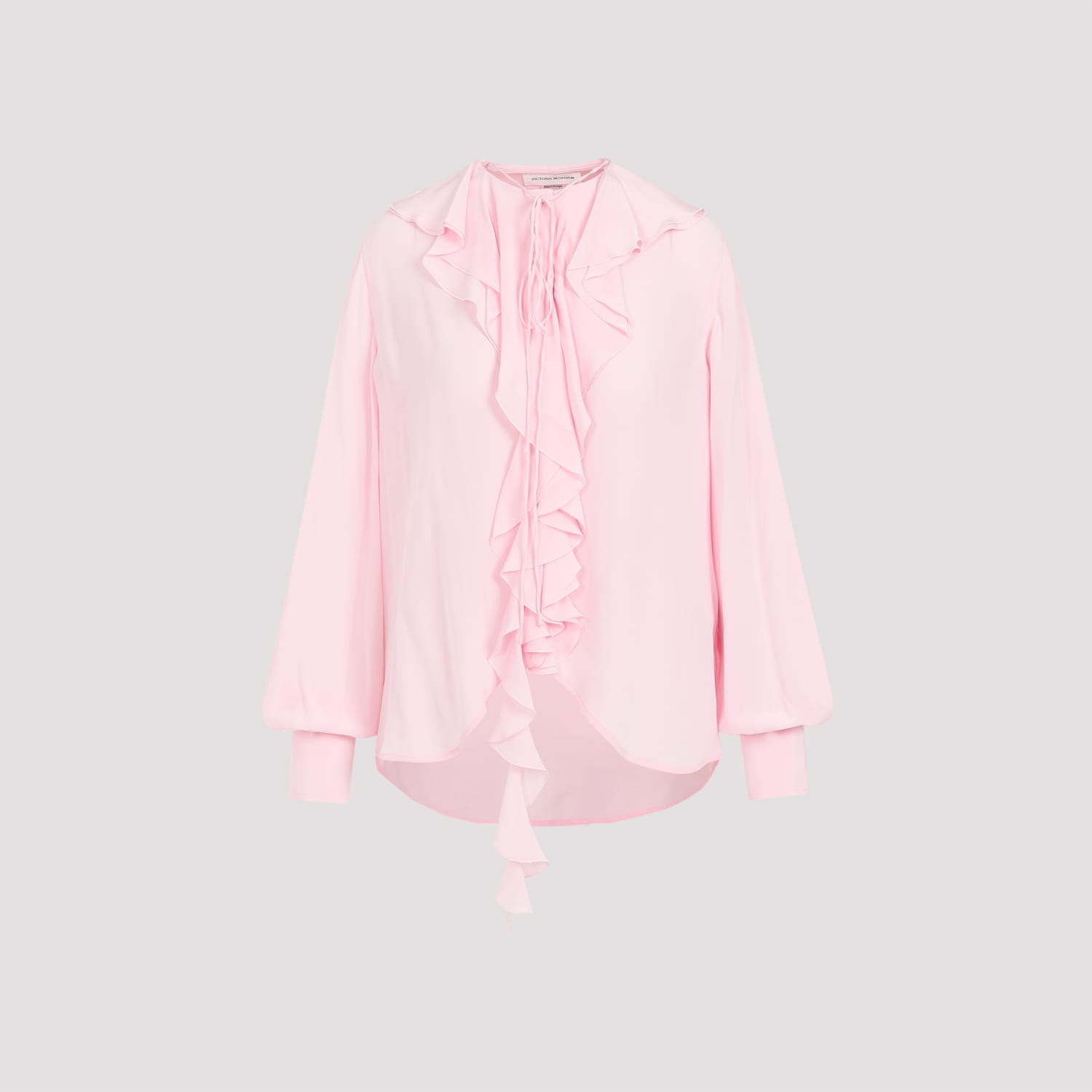 Shop Victoria Beckham Romantic Blouse In Orchid