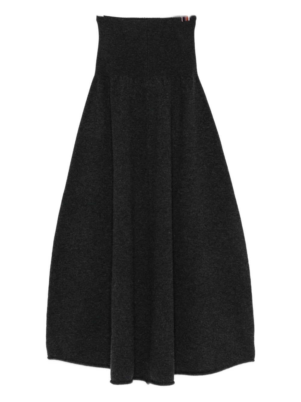 Extreme Cashmere Long Skirt In Blue