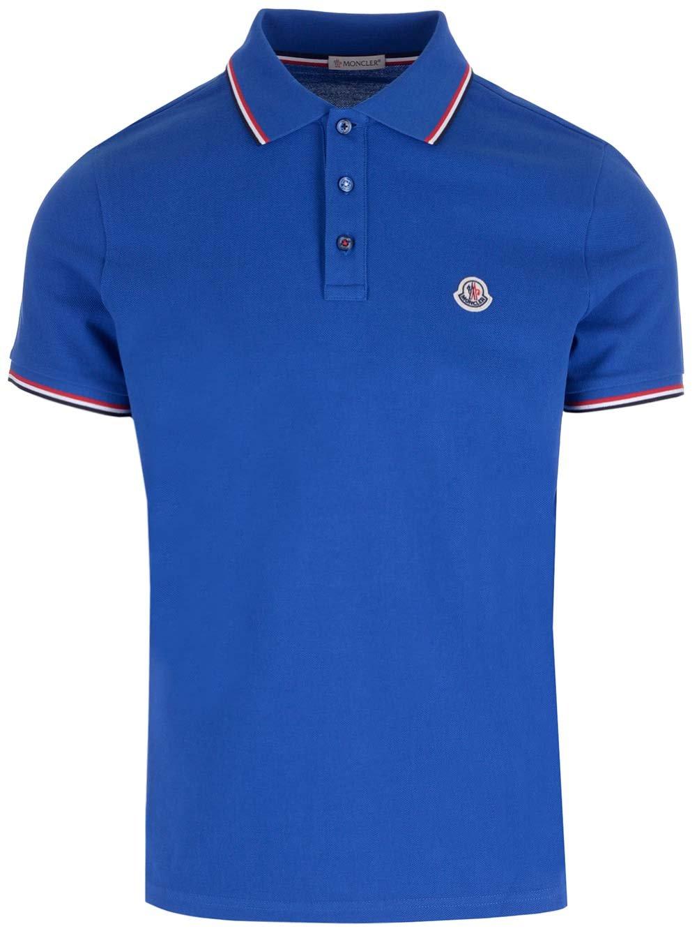 MONCLER LOGO PATCH POLO SHIRT