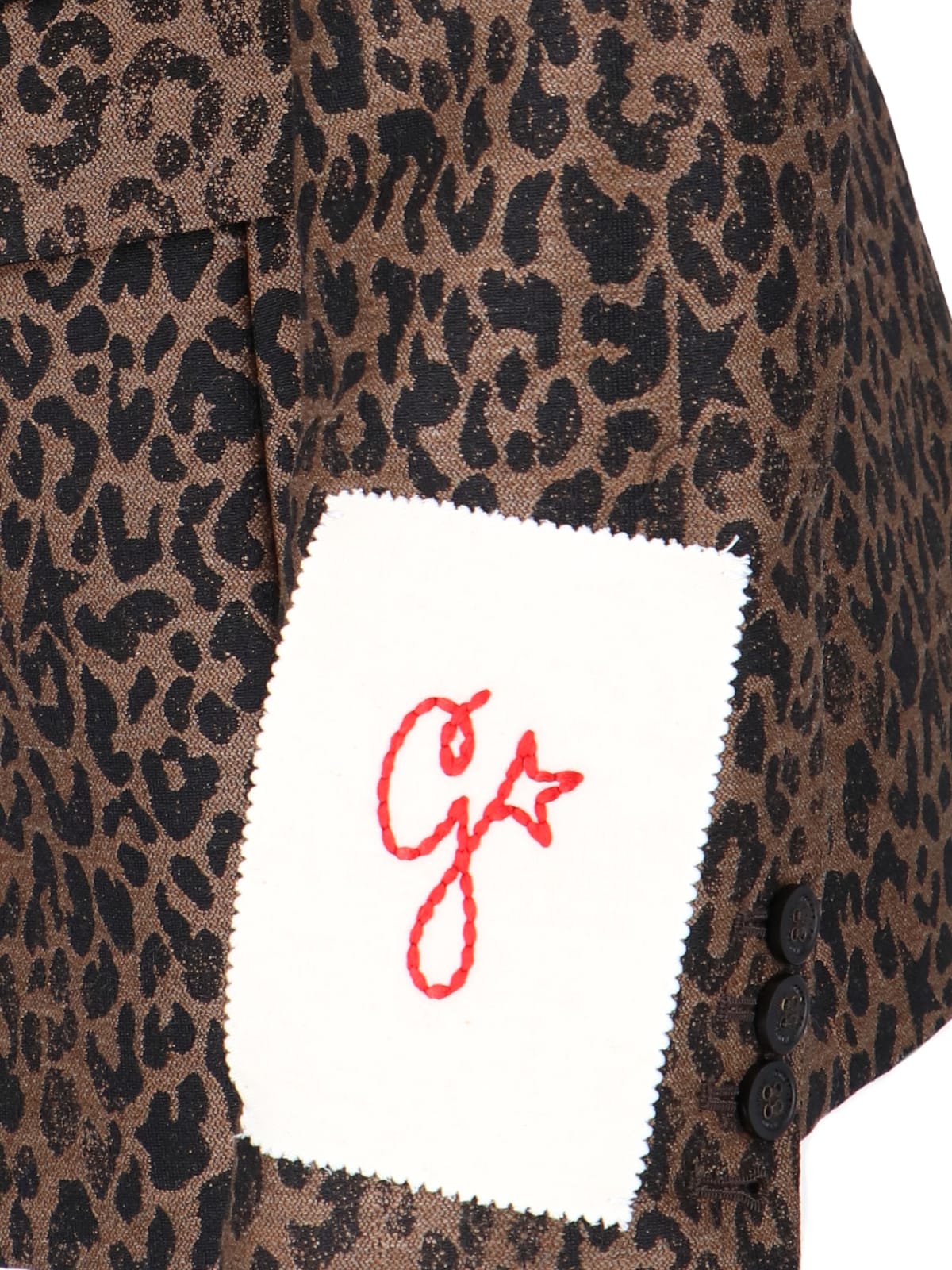 Shop Golden Goose Blazer Animalier In Fantasia