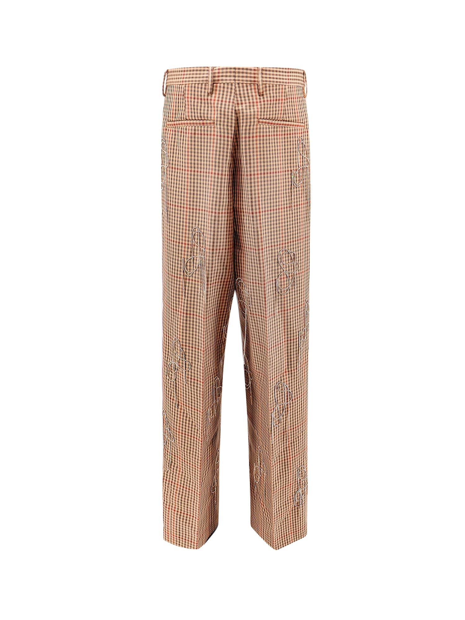 Shop Dries Van Noten Trouser In Brown