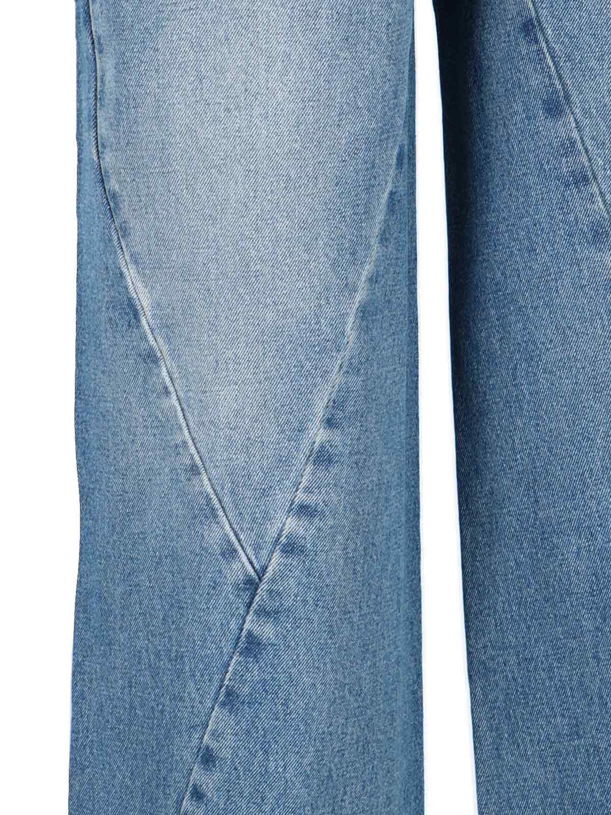 Shop Givenchy Oversized Jeans In Blue