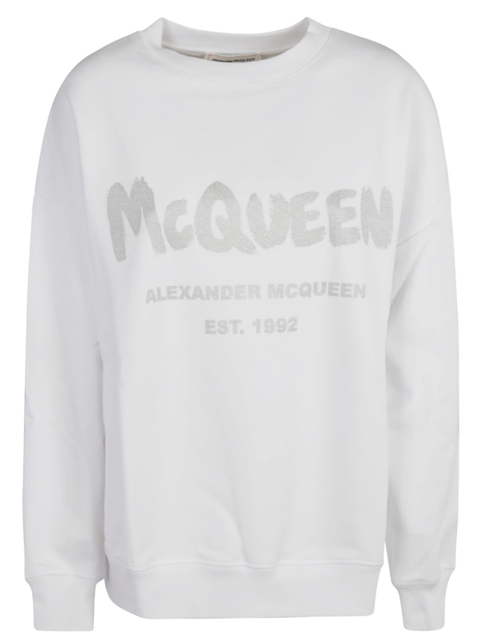 Alexander McQueen Classic Logo Print Sweatshirt