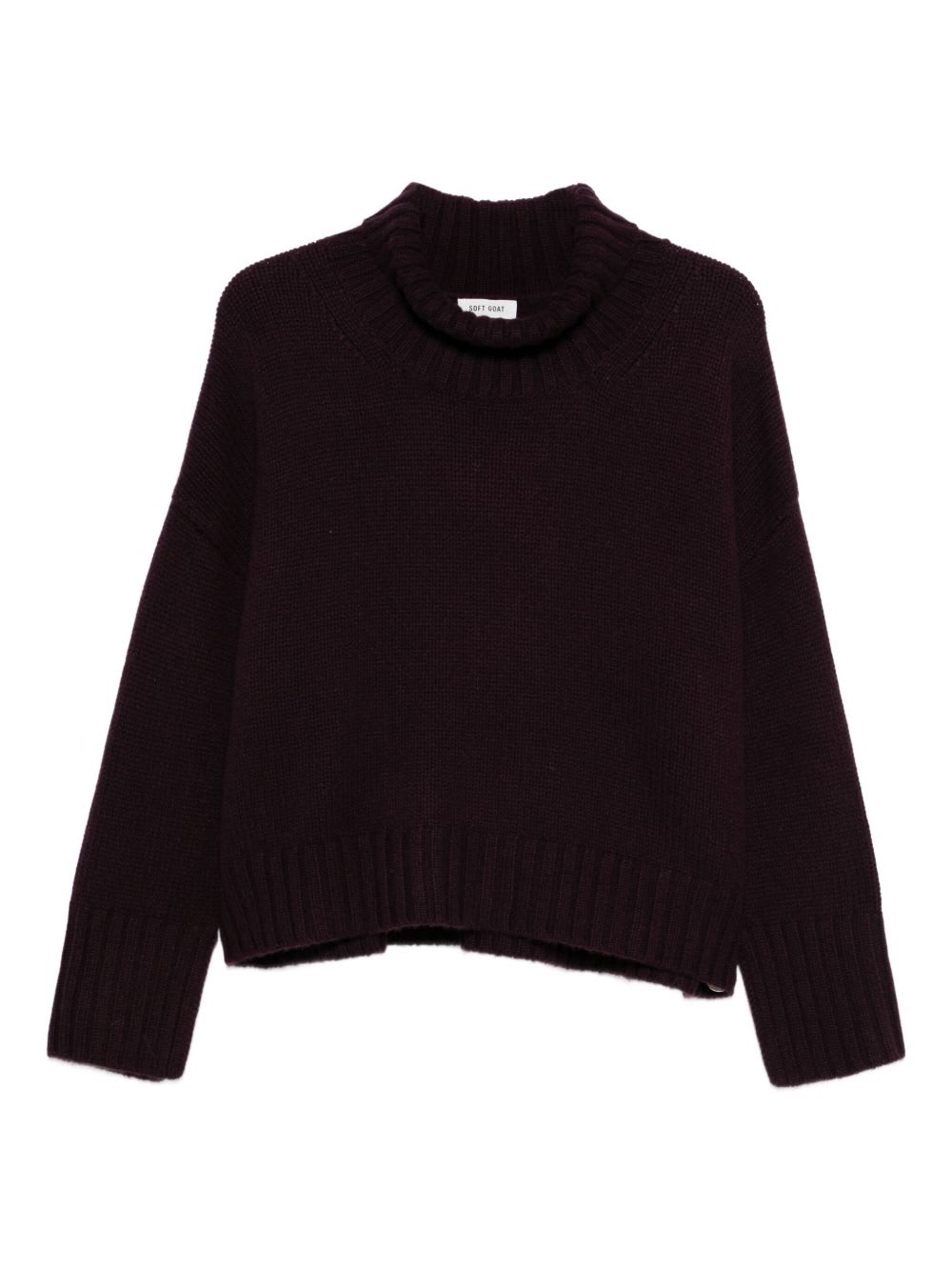 Goat Cashmere Jumper In Purple