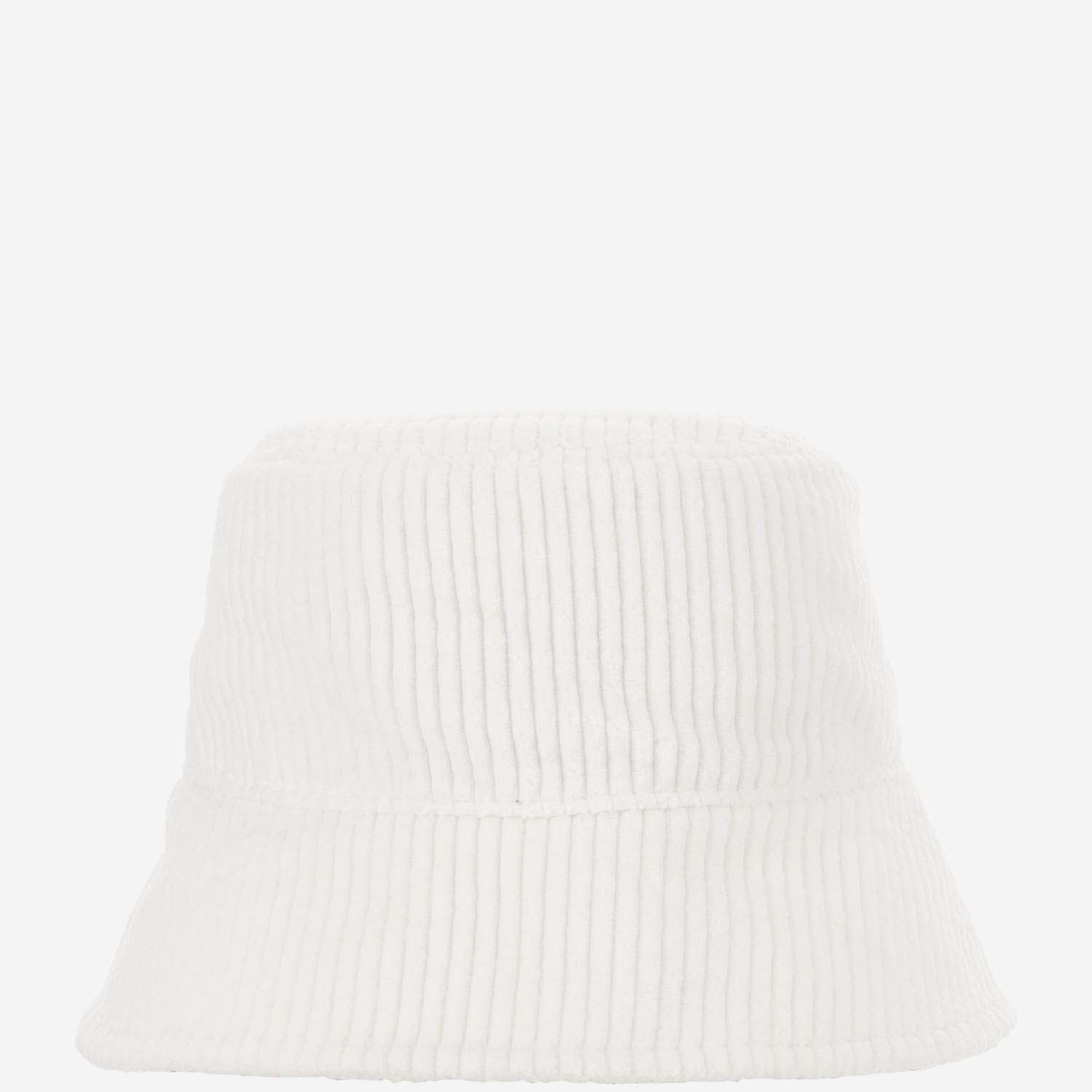 Shop Jil Sander Cotton Velvet Bucket Hat In Porcelain