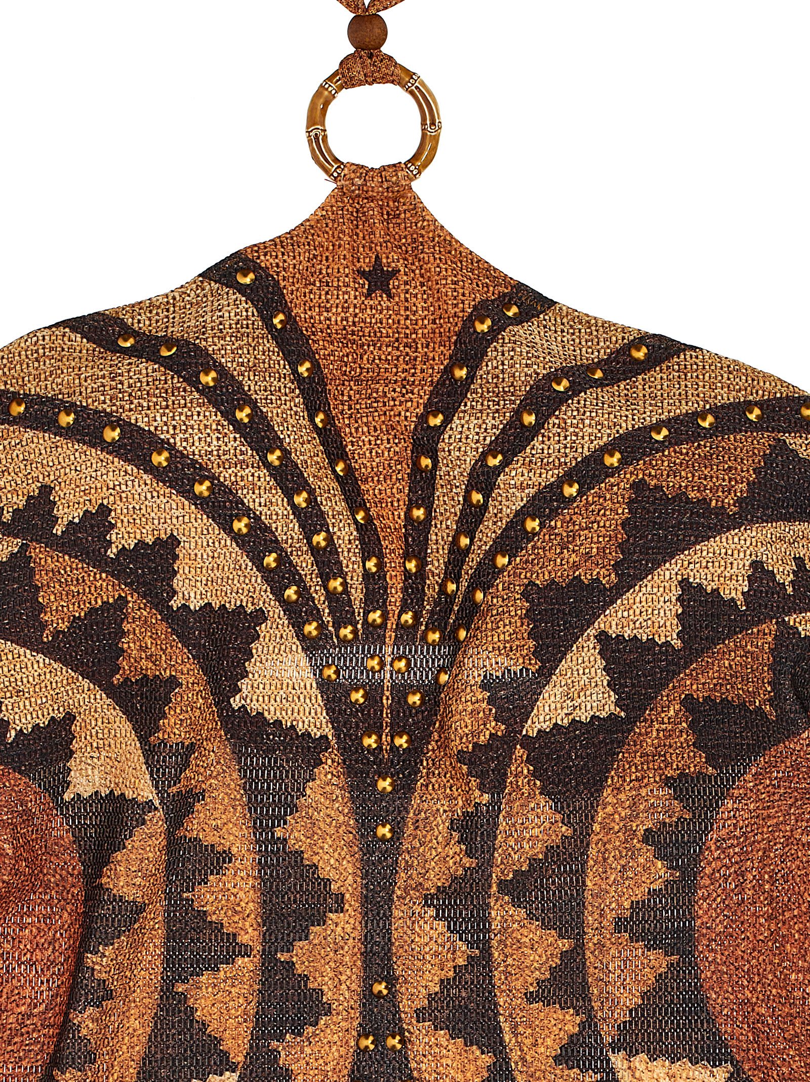 Pin Up Stars Intreccio Africano One-piece Swimsuit In Brown