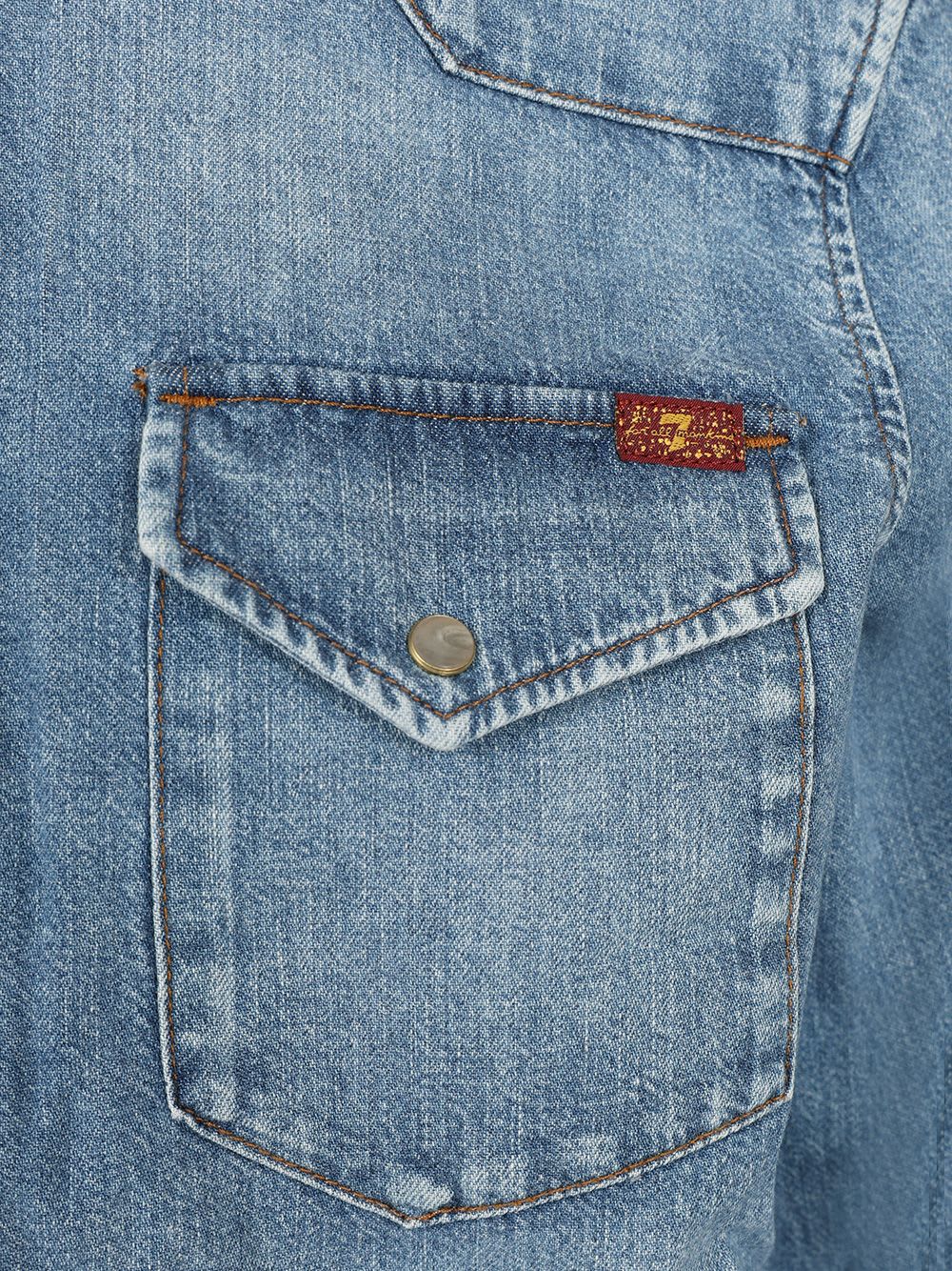 7 FOR ALL MANKIND DENIM COTTON SHIRT 