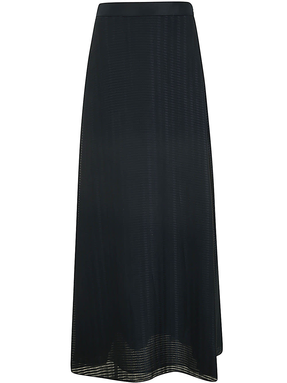 Shop Emporio Armani Long Skirt In Blue