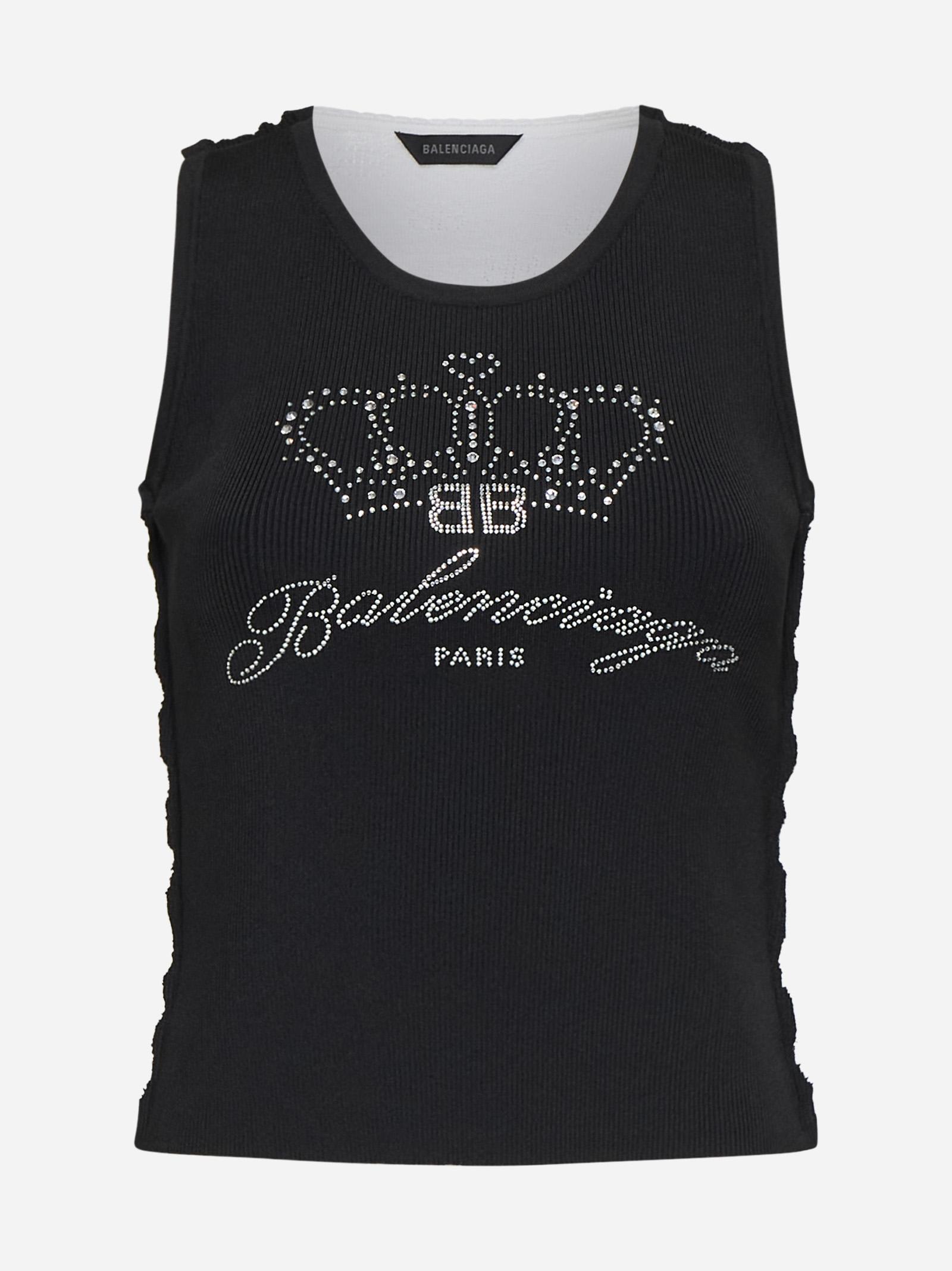 Logo Knit Tank Top