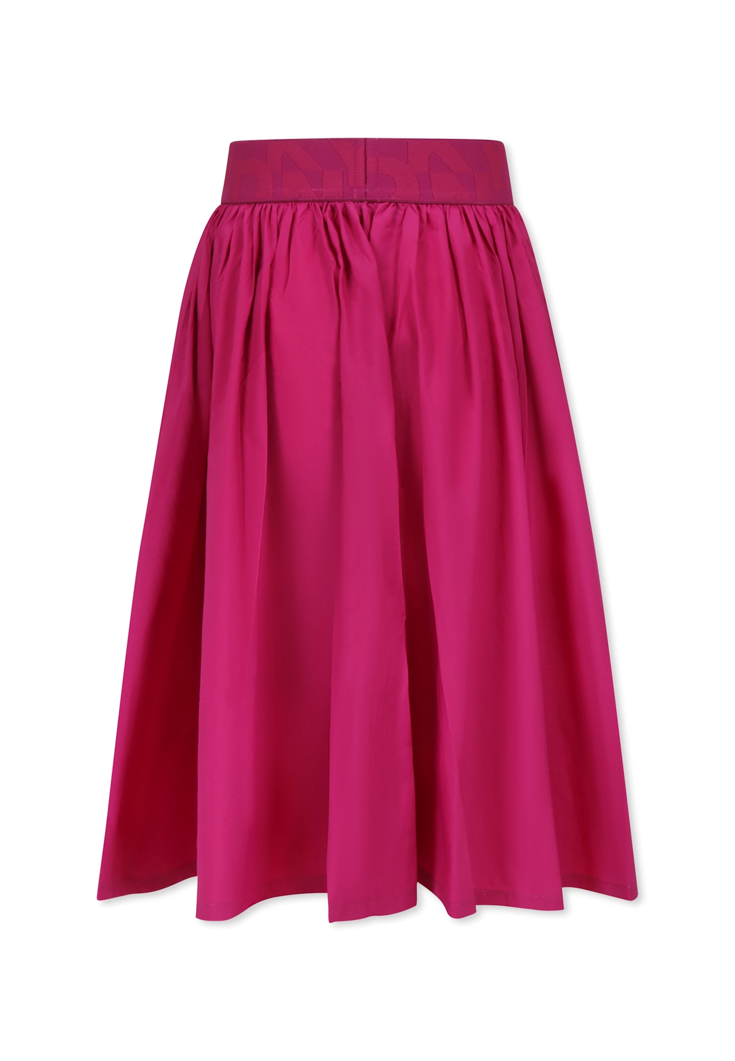 Dkny Fuchsia Skirt For Girl With Logo In Fuchsia