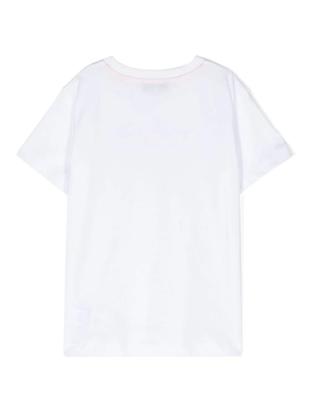 Shop Missoni White T-shirt With Chevron Logo