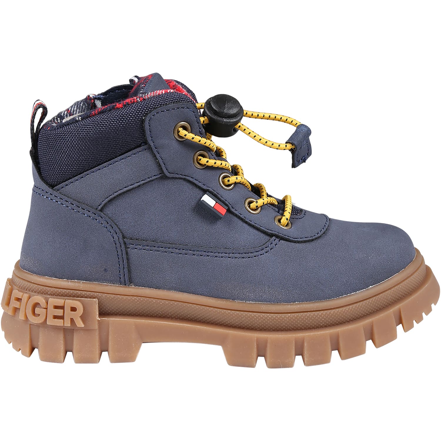 forklare Mob håndled Tommy Hilfiger Kids' Blue Ankle Boots For Boys With Logo | ModeSens
