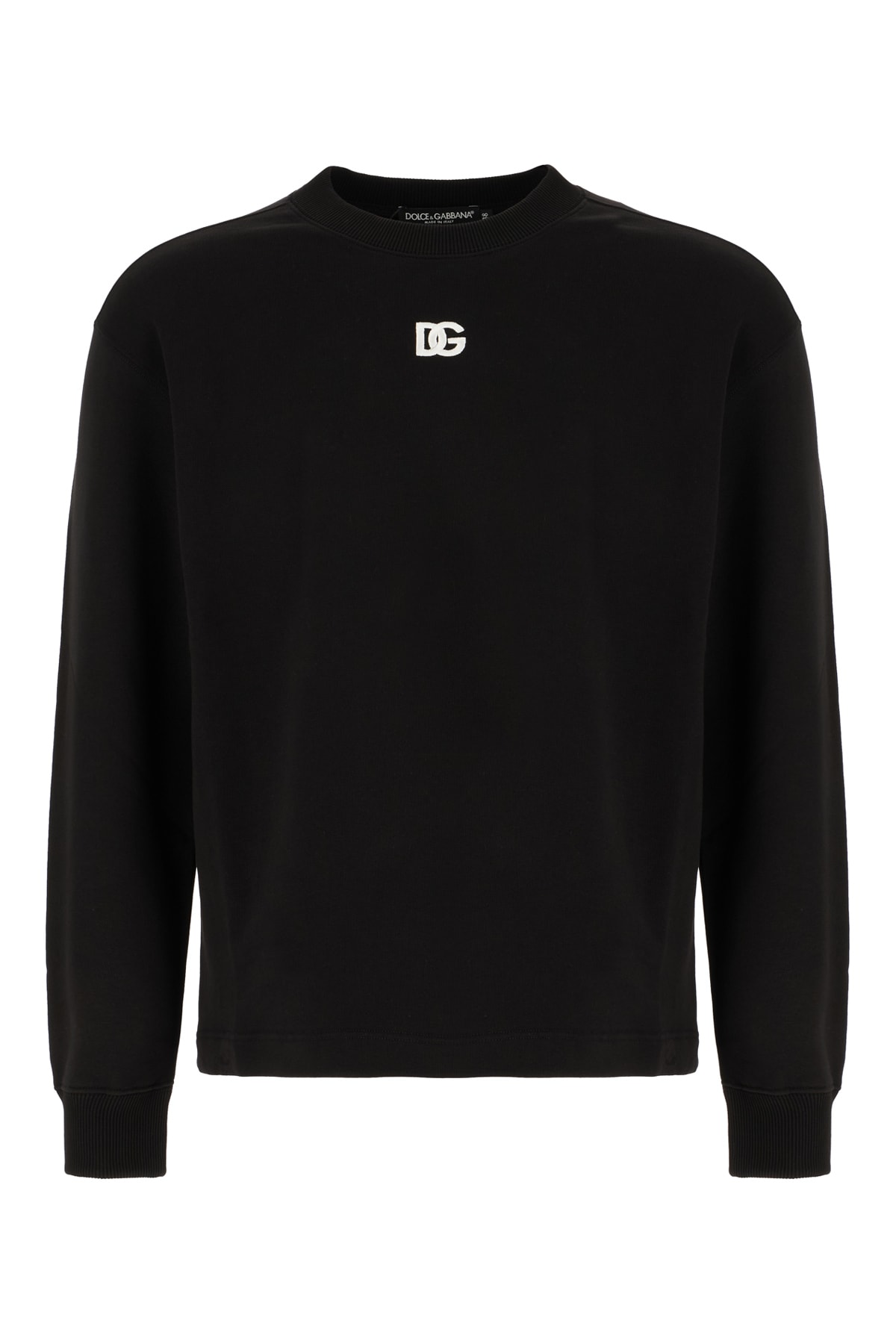 Black Cotton Sweatshirt