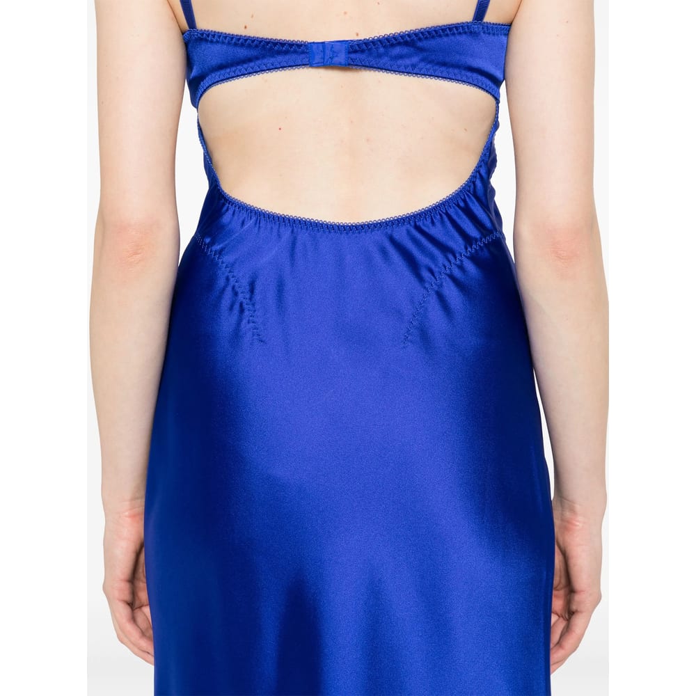 Anna October Waterlily Dress In Blue