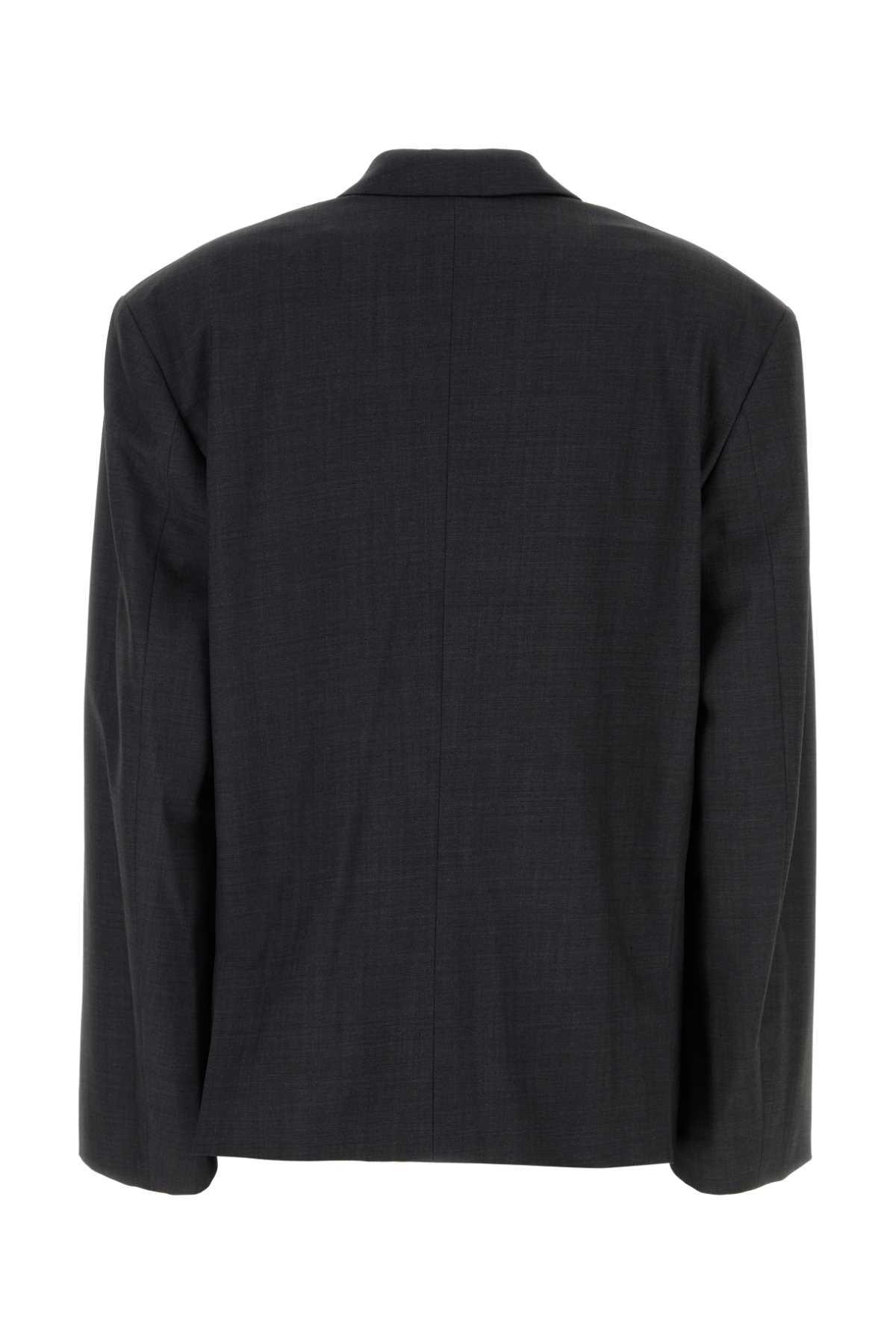 Shop Philosophy Di Lorenzo Serafini Graphite Stretch Jersey Blazer In Grigio