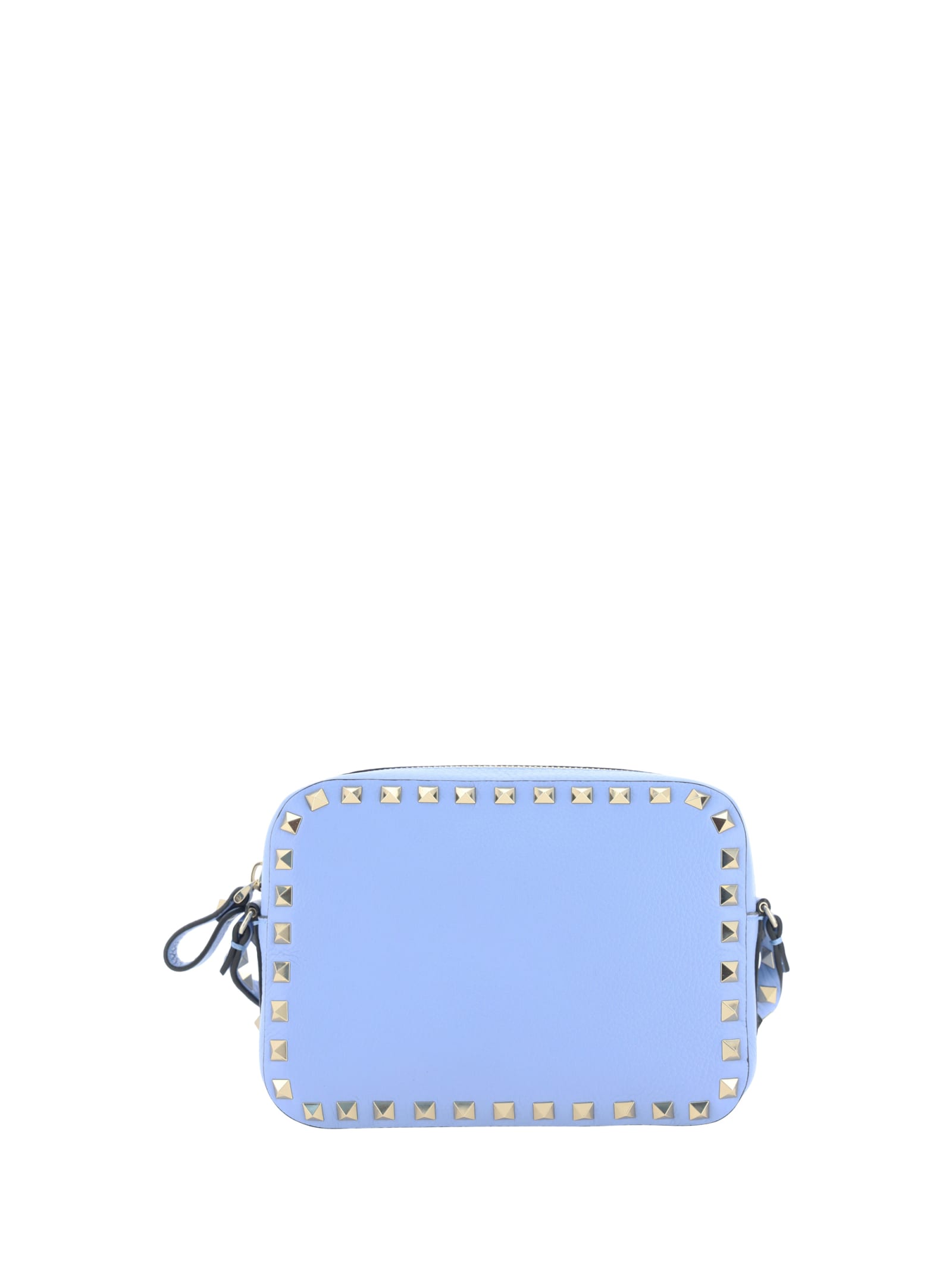 Shop Valentino Rockstud Shoulder Bag In Zqw