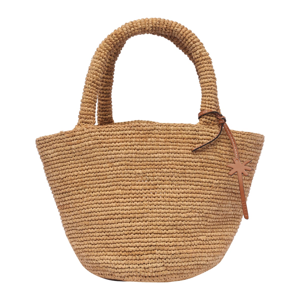 Shop Manebi Medium Summer Hand Bag In Beige