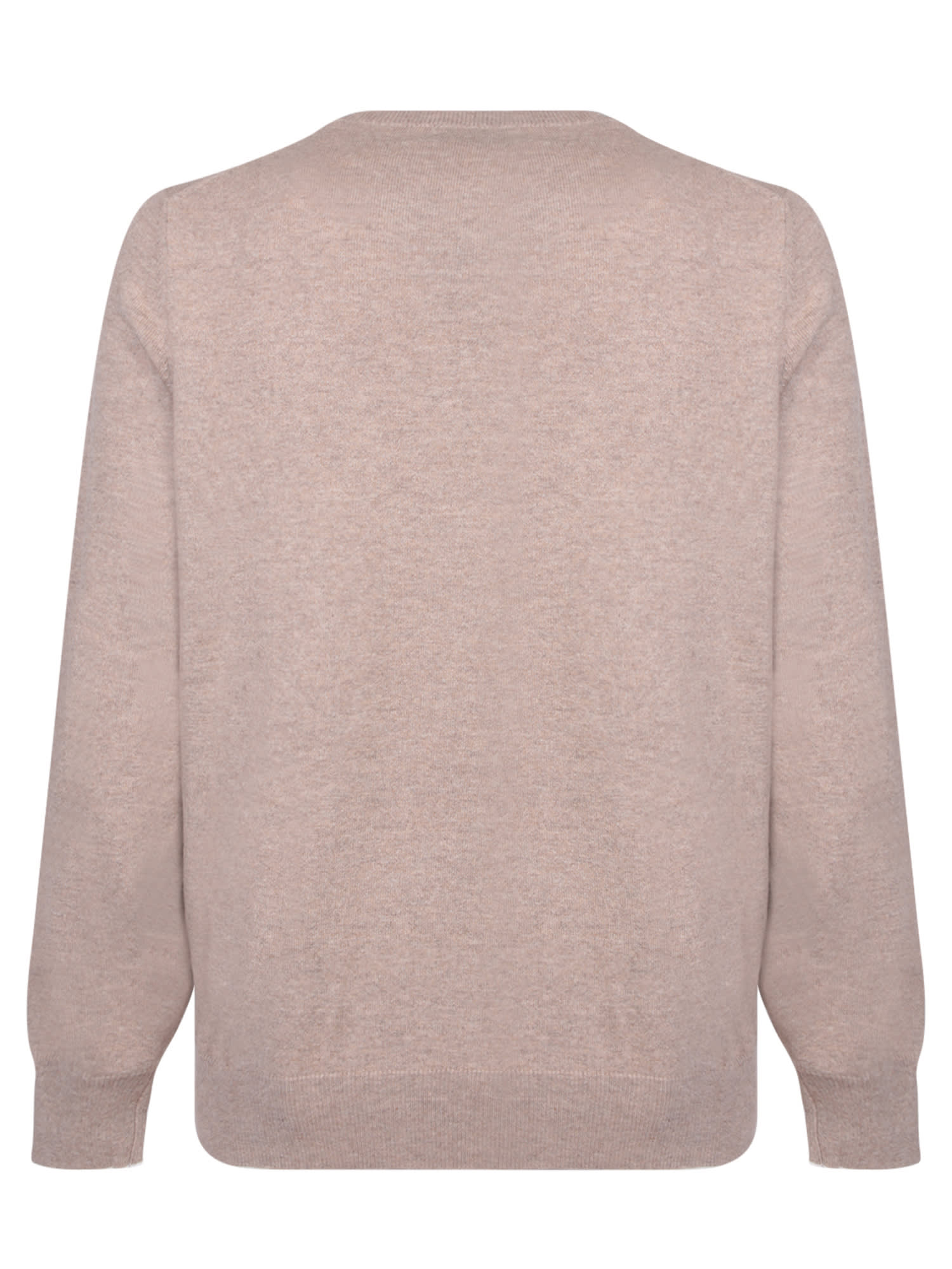 Shop Brunello Cucinelli Taupe Cashmere Sweater In Beige