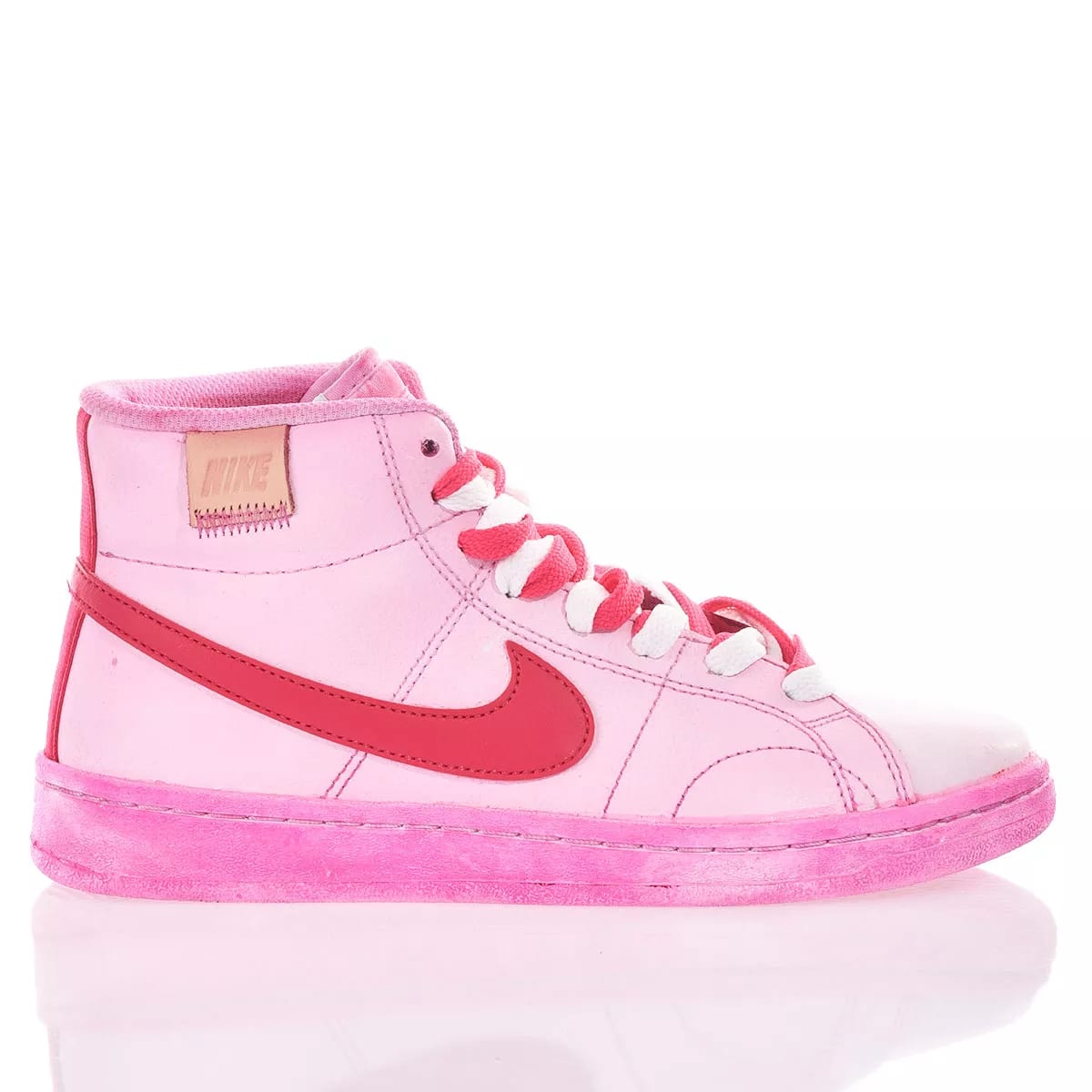 Nike Pink Plastic High Custom