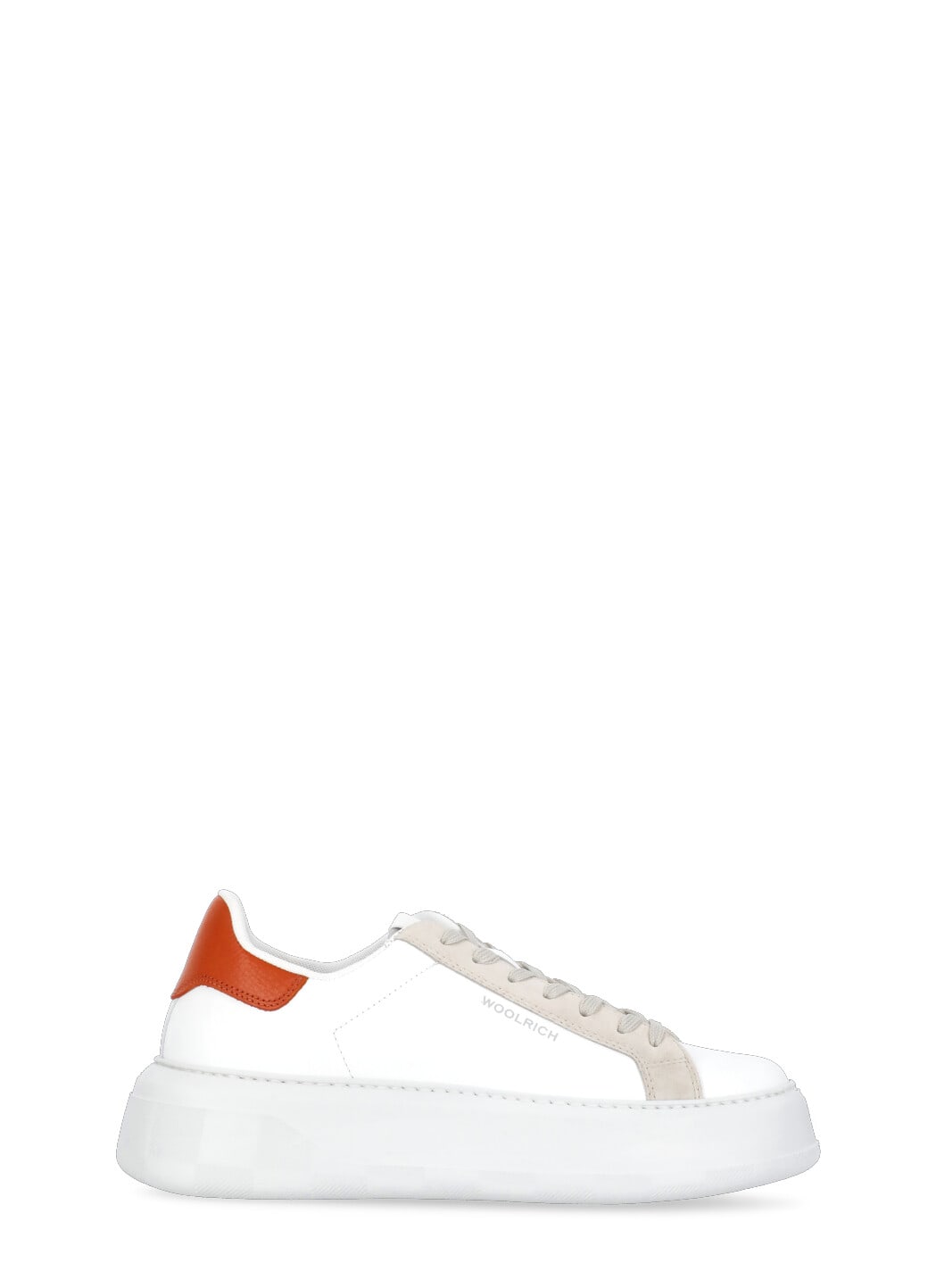 Shop Woolrich Chunky Court Sneakers In White