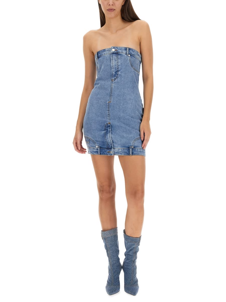 M05CH1N0 JEANS DENIM DRESS 