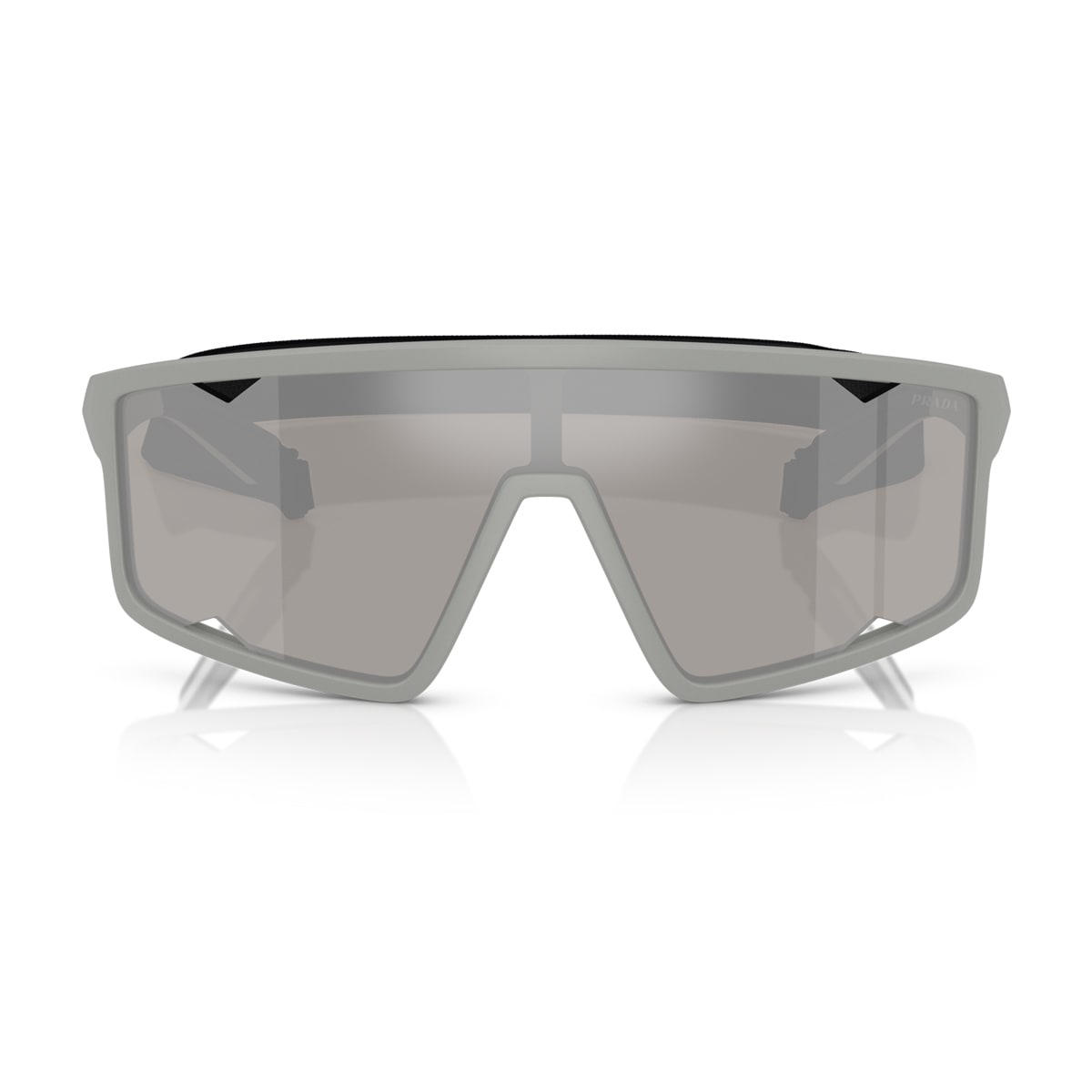 Prada Ps A03s 141mm Mirrored Rectangular Sunglasses