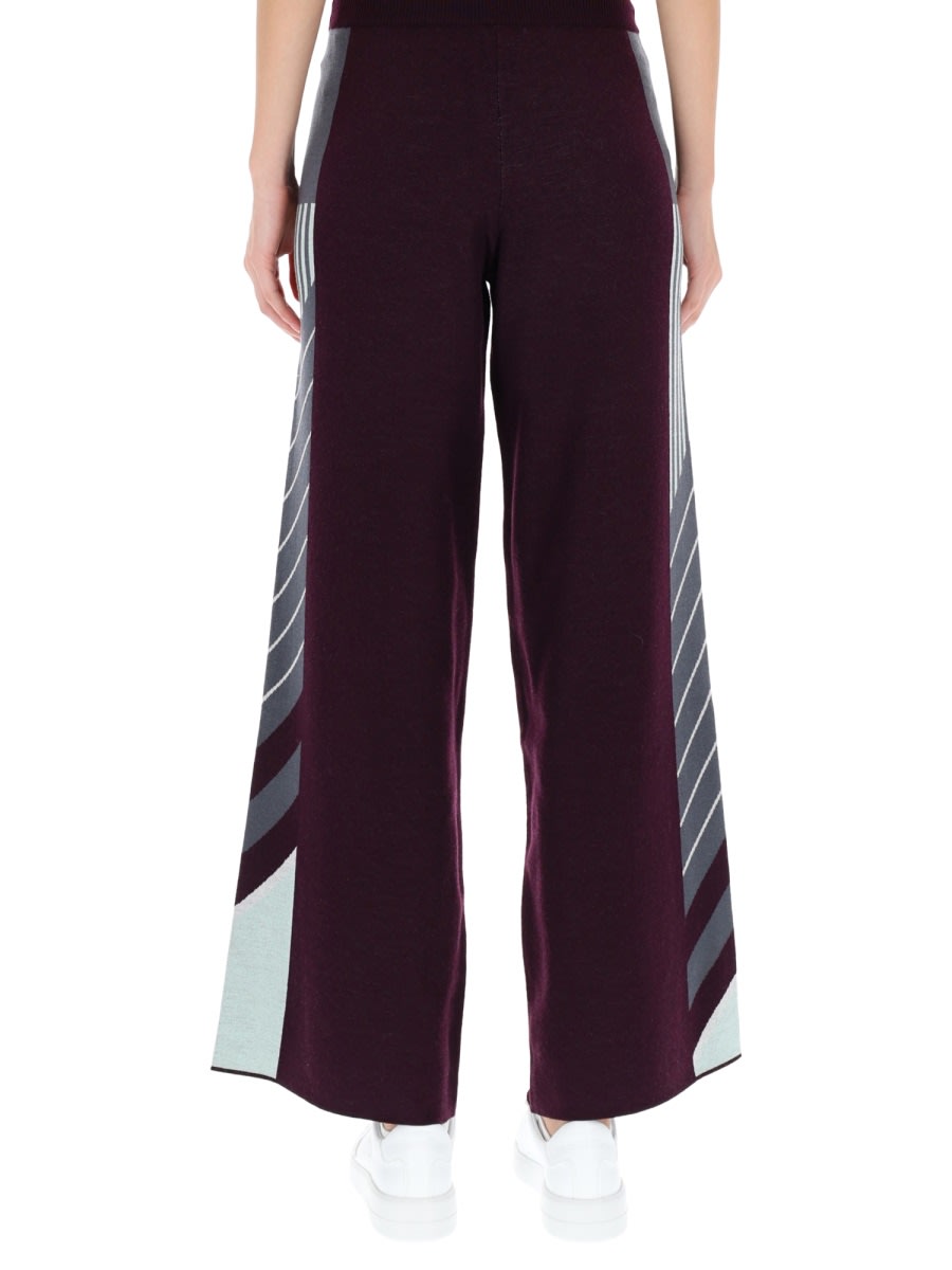 Casablanca "diagonal" Tennis Pants In Purple