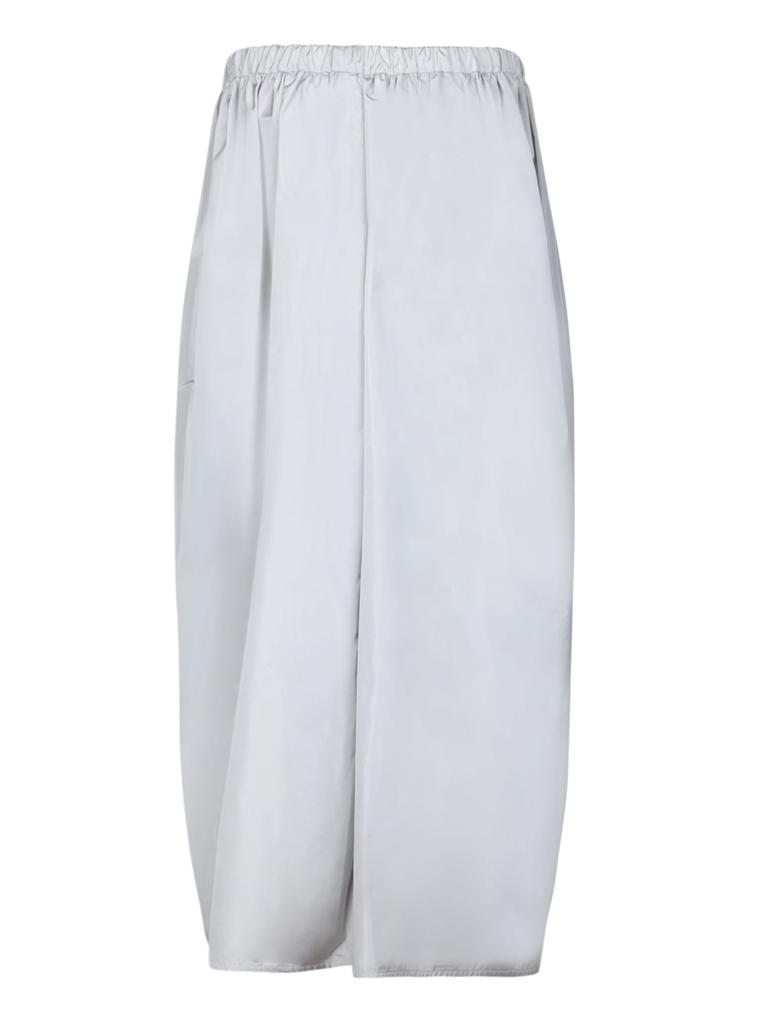 Fabiana Filippi Silk Blend Trousers In Pietra