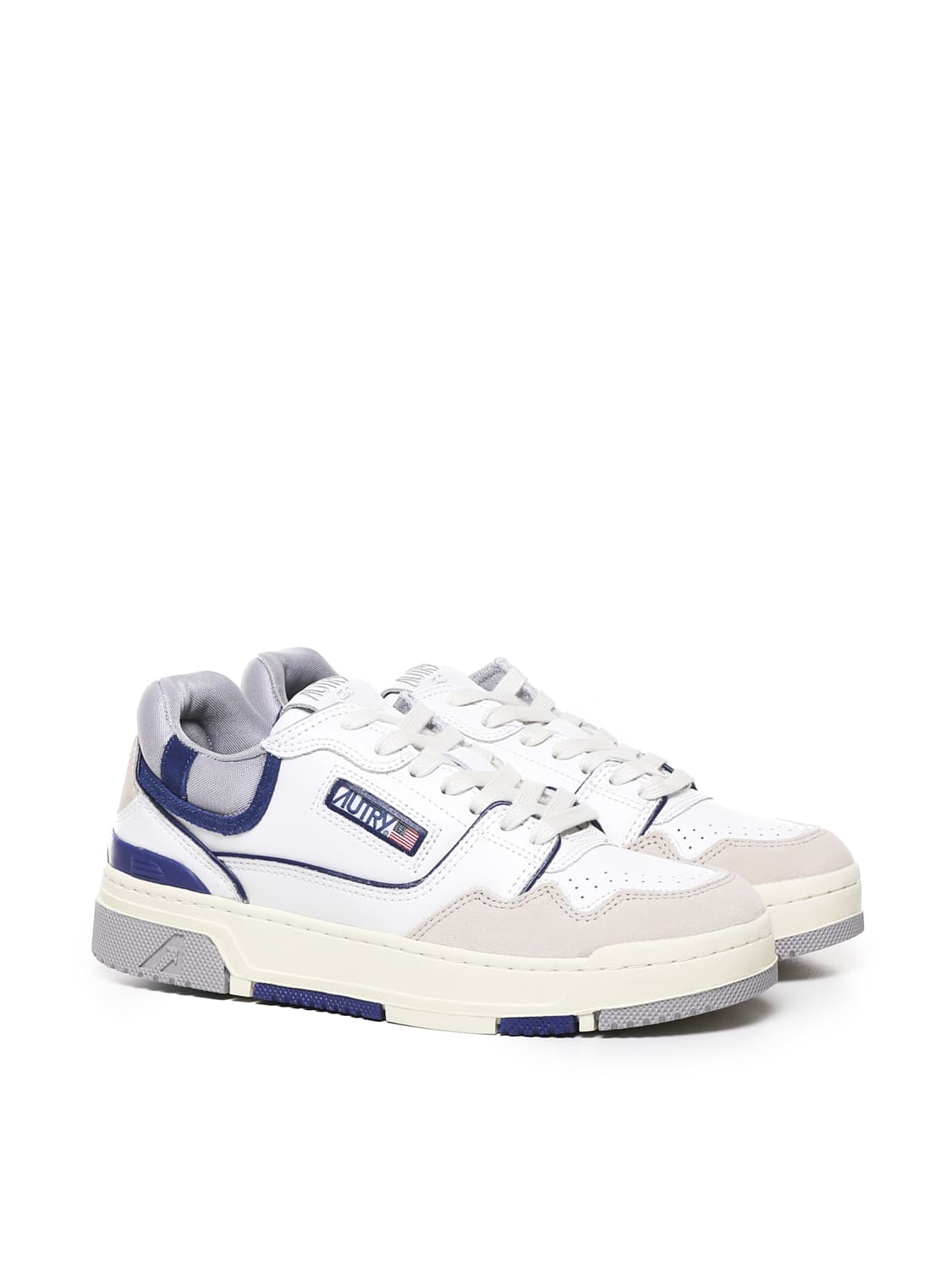 Shop Autry Sneakers Clc In Cowskin In White