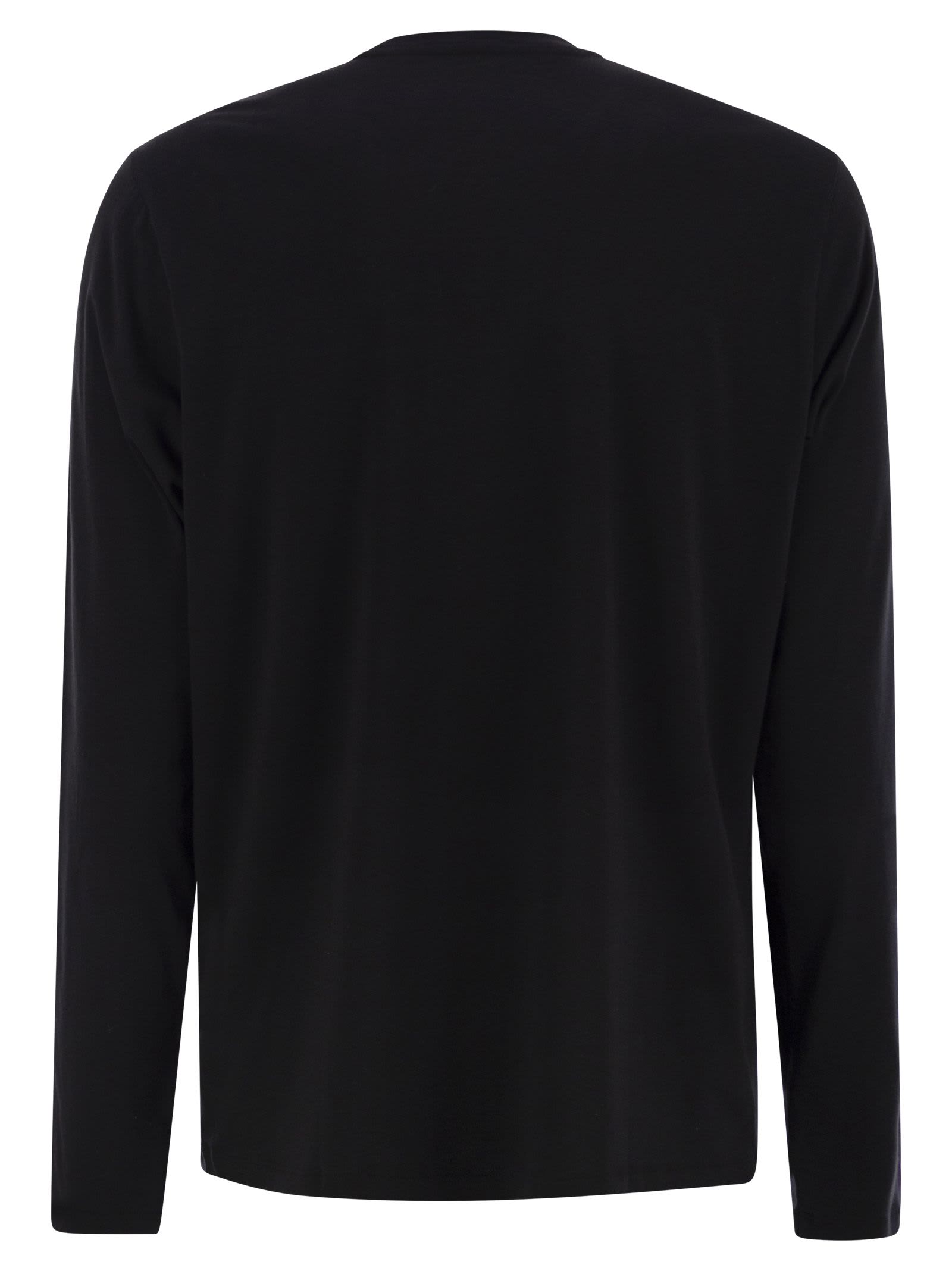 Majestic Long-sleeved Crew-neck T-shirt
