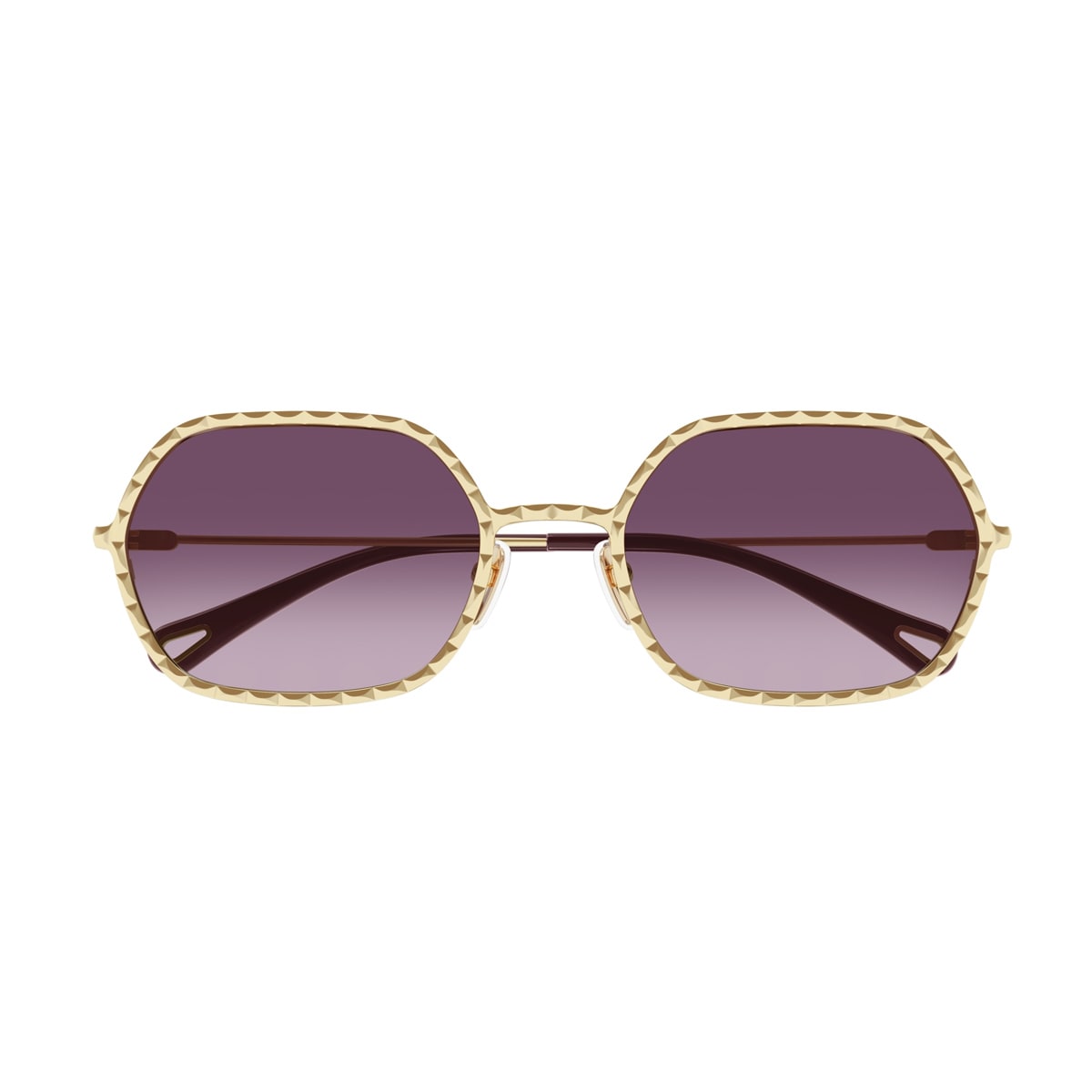 Chloé Ch0231s Linea  003 Sunglasses In Oro