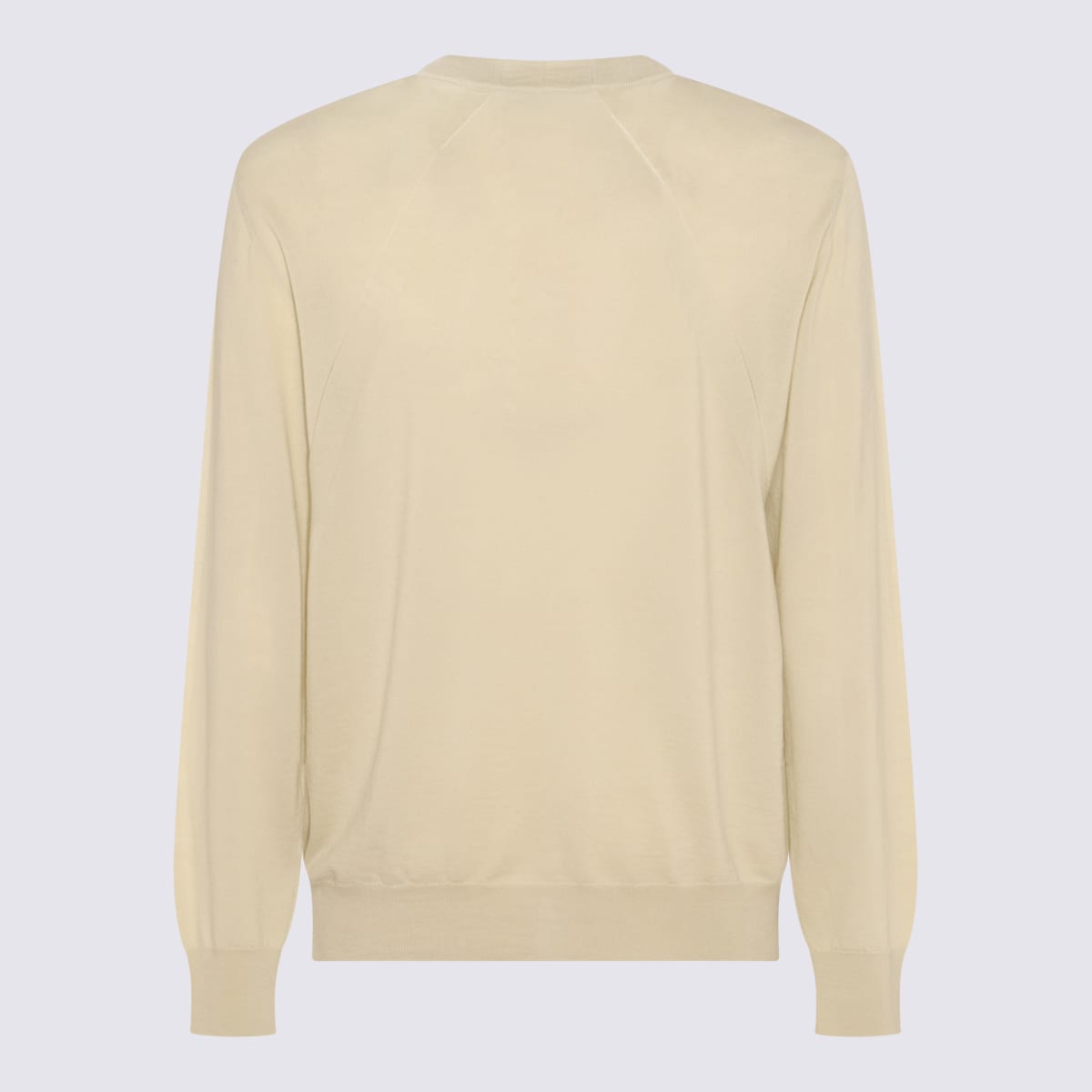 Shop Jil Sander Beige Knitwear In Open White