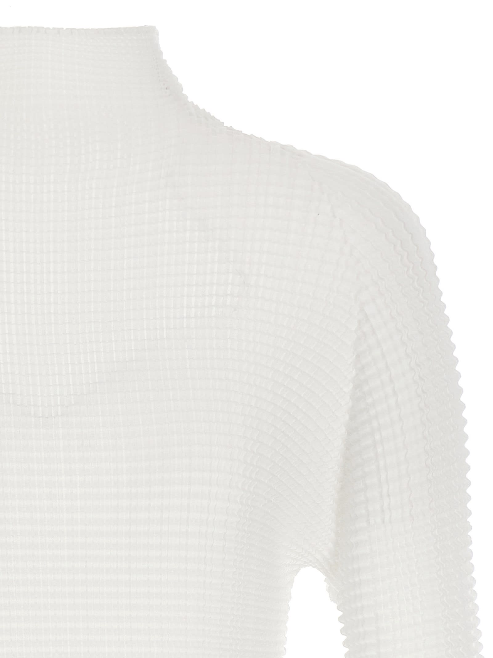Shop Issey Miyake Wooly Pleats-56 Blouse