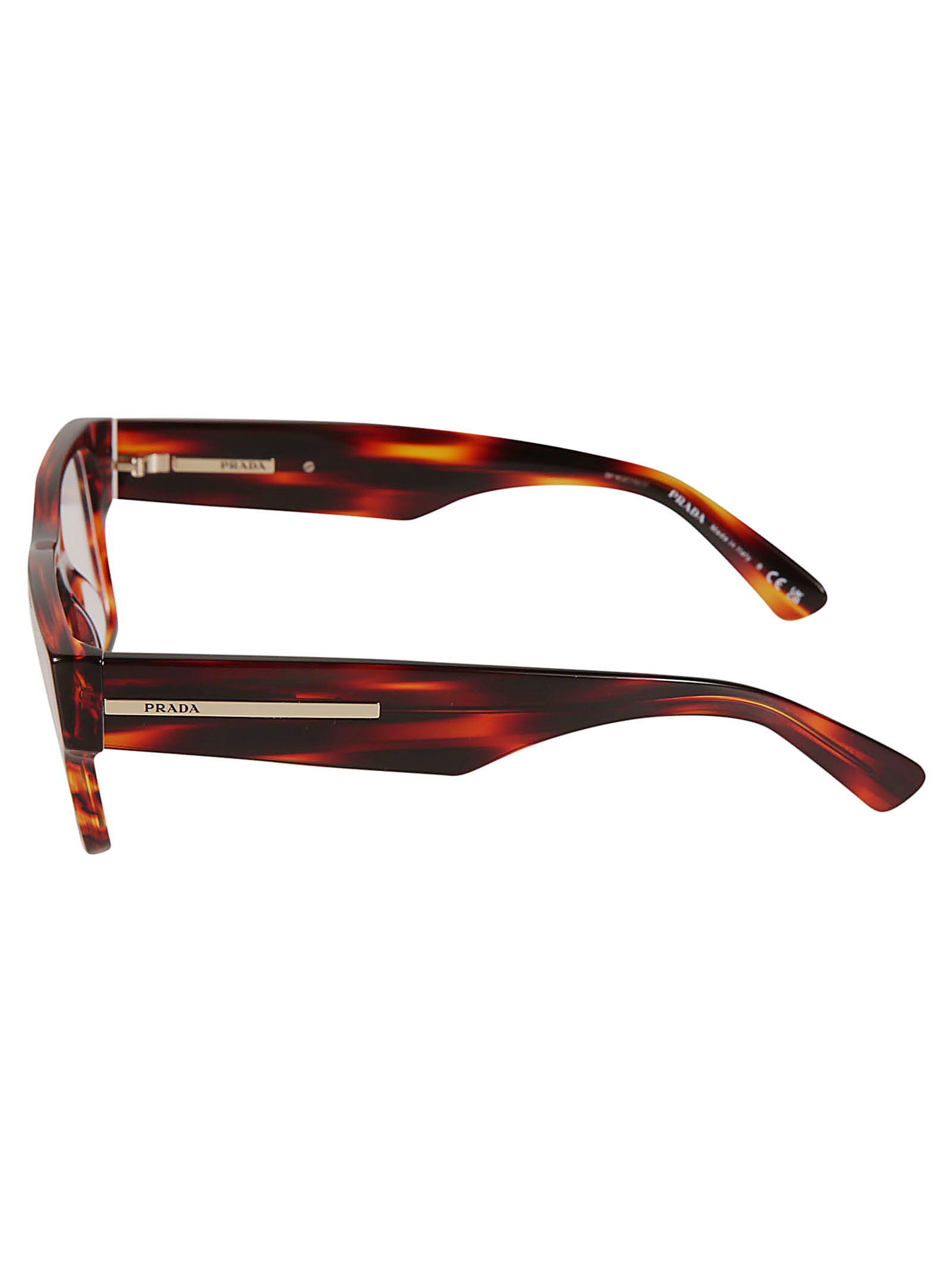 Shop Prada Square Lense Glasses In 13o1o1