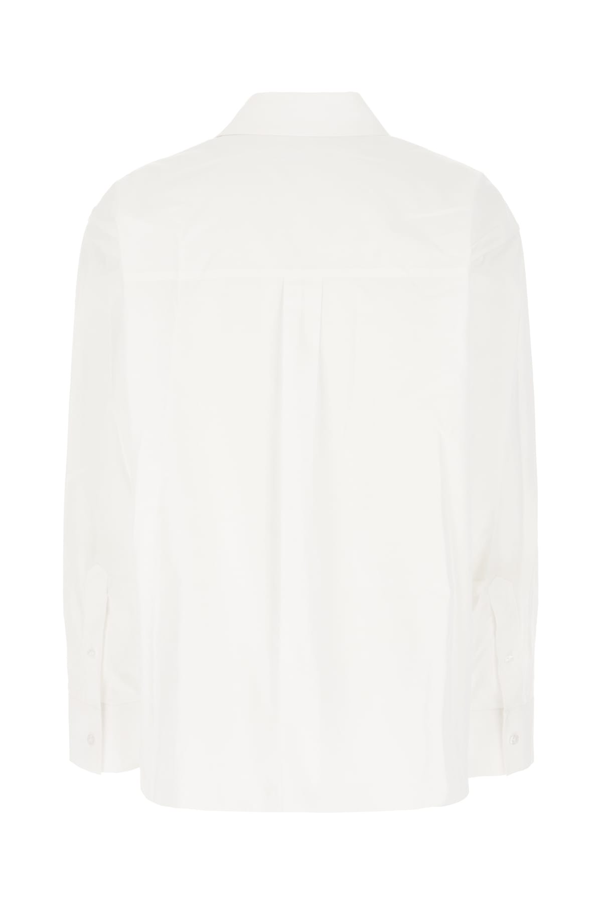 Shop Alexander Wang T White Poplin Oversize Shirt