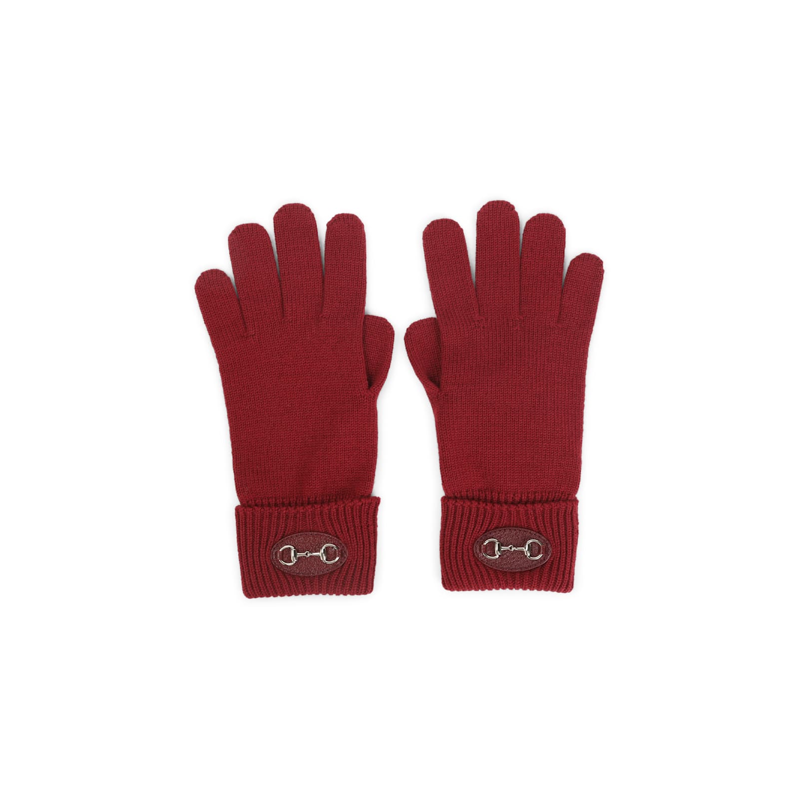 Gucci Horsebit Gloves In Burgundy