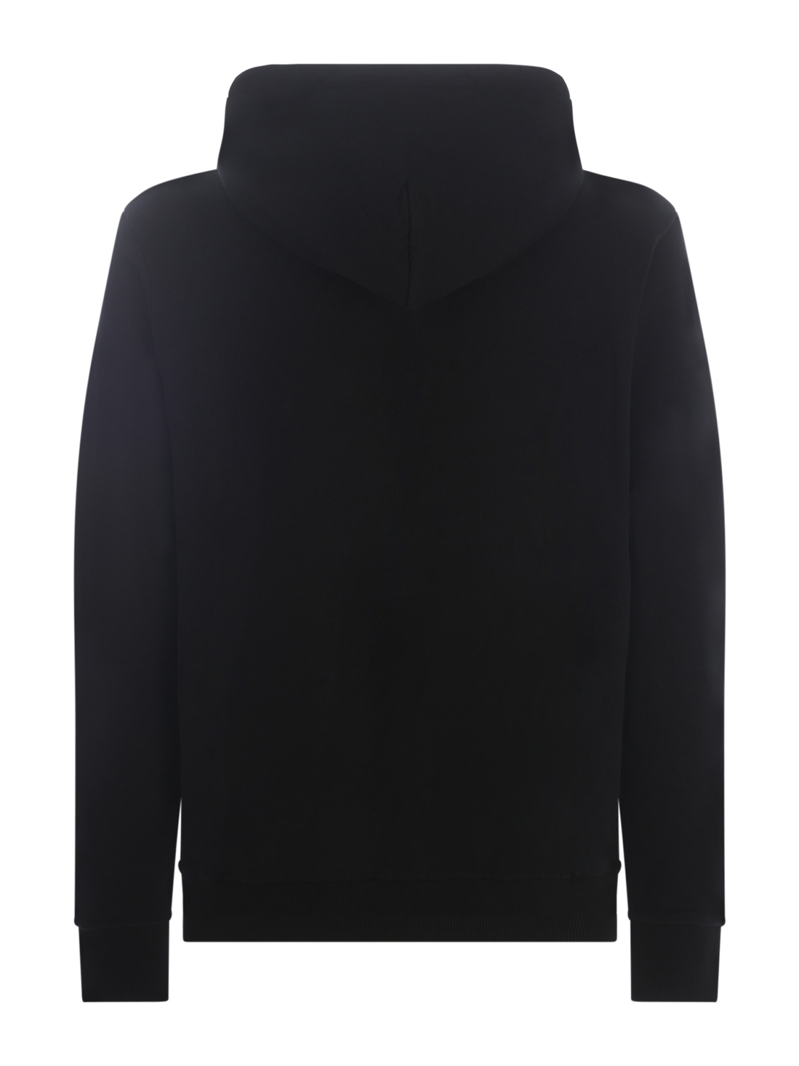 Shop Marcelo Burlon County Of Milan Hooded Sweatshirt Marcelo Burlon Cross In Cotton In Black