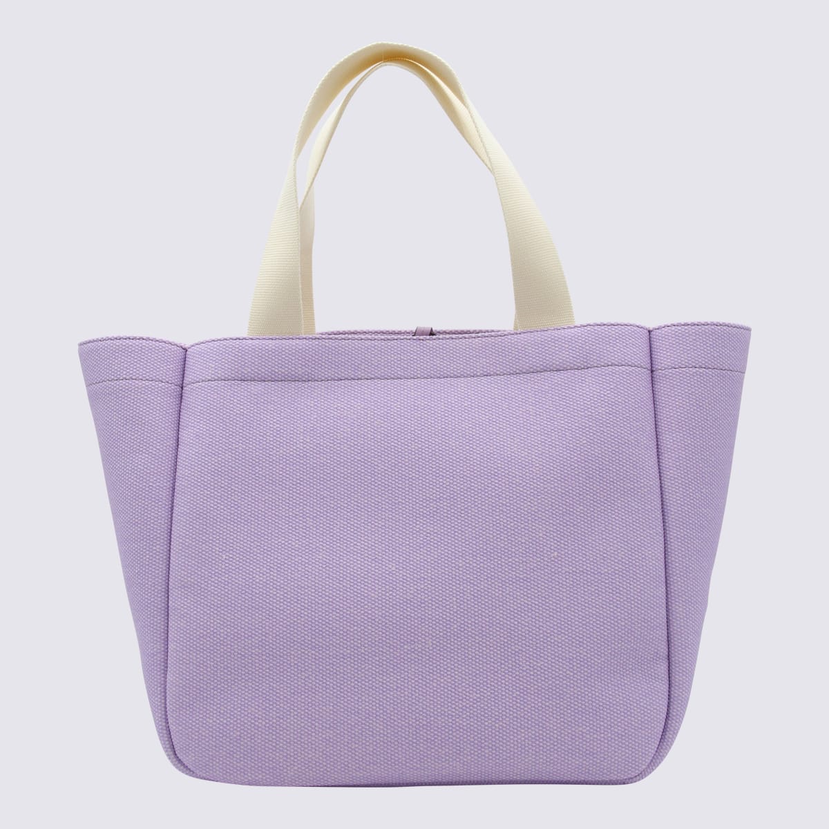 Jw Anderson Lilac Puple Canvas Tote Bag In Purple