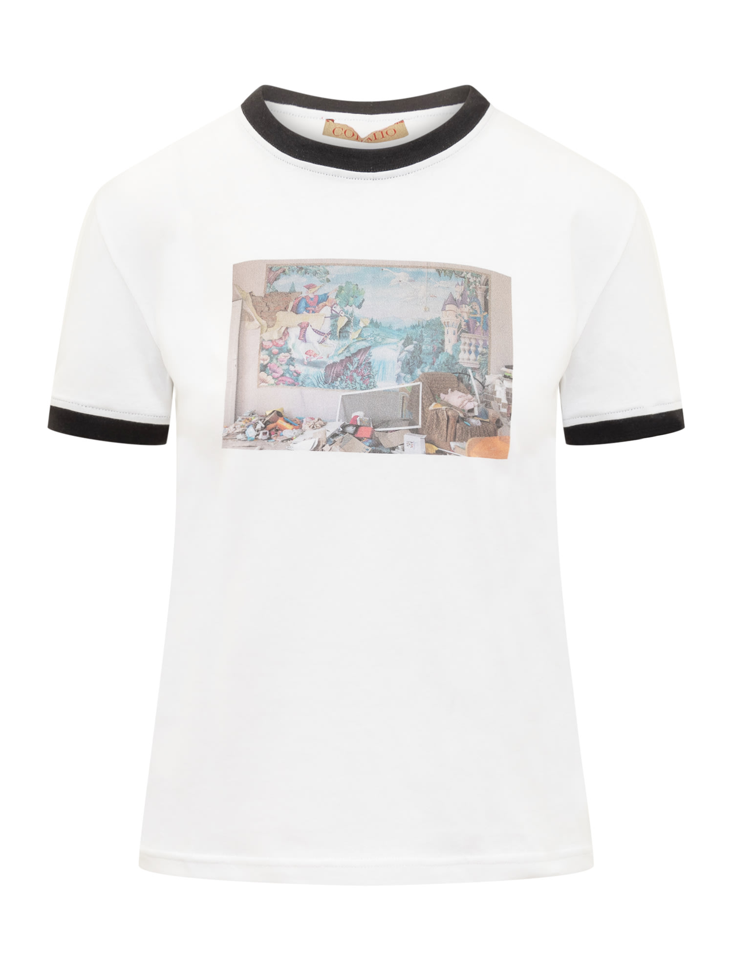 Shop Cormio T-shirt In White
