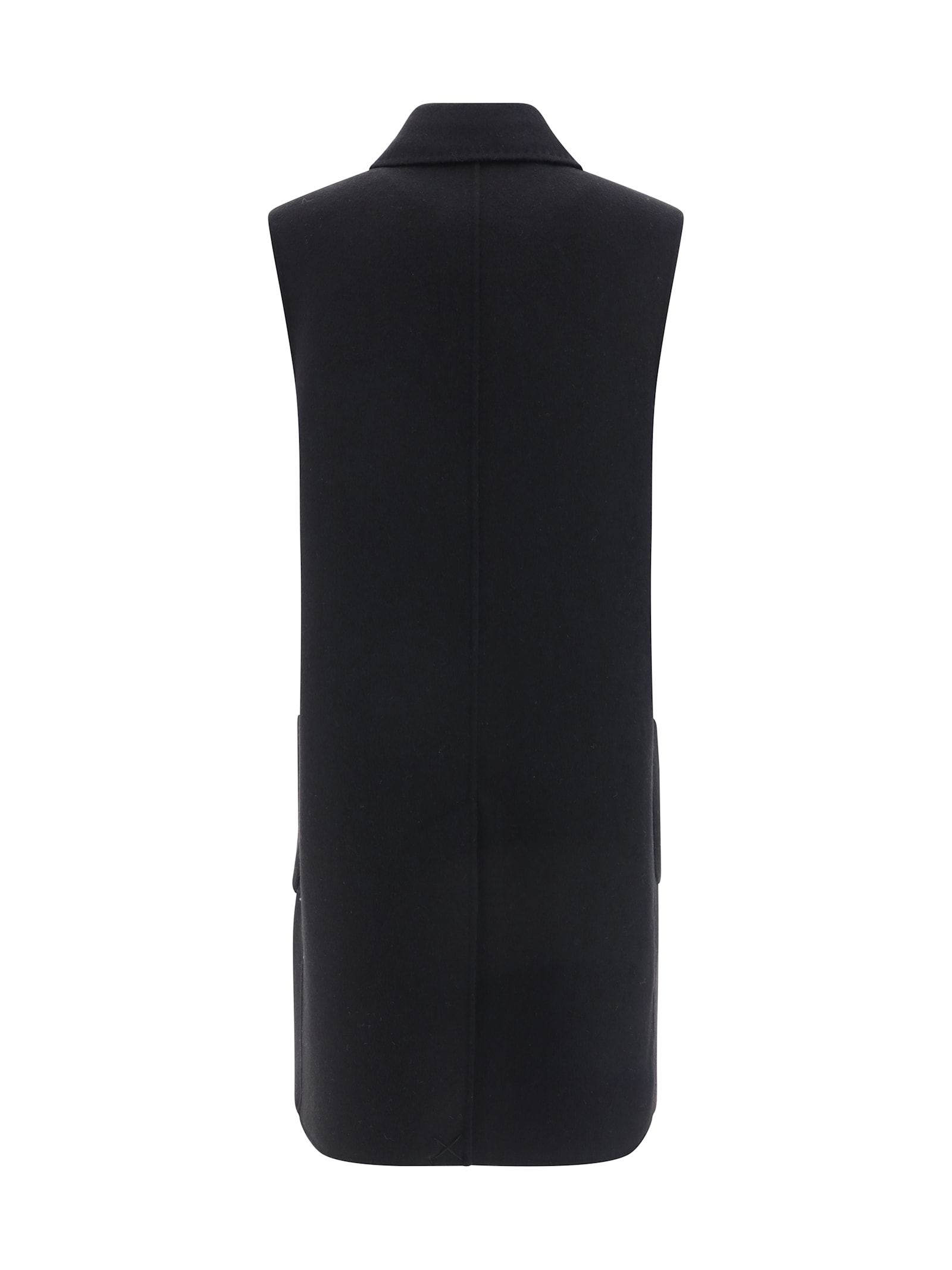 Shop Paltò Vest In Nero